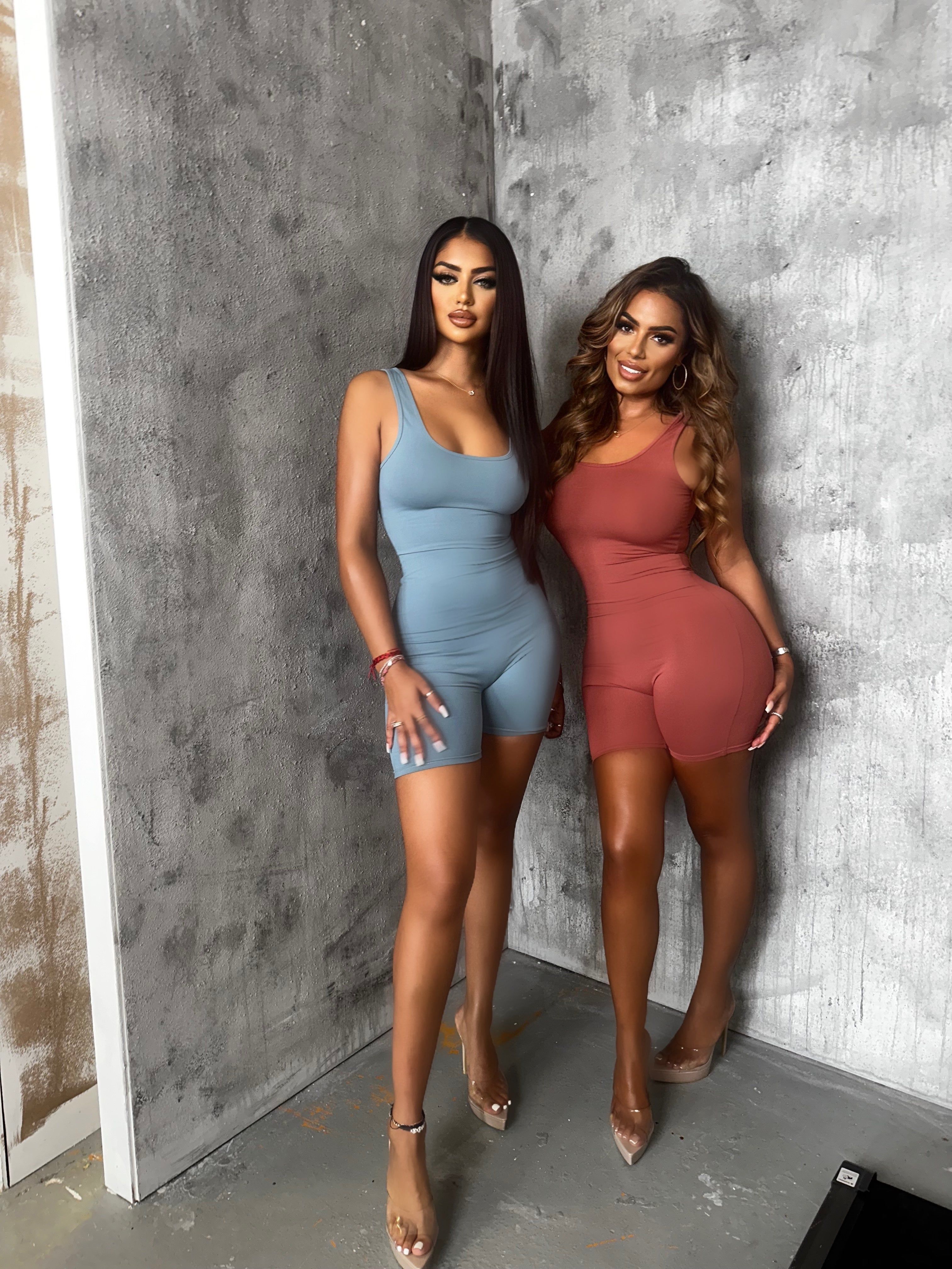 Rust Signature Romper sold by Honeyz product image thumbnail 2