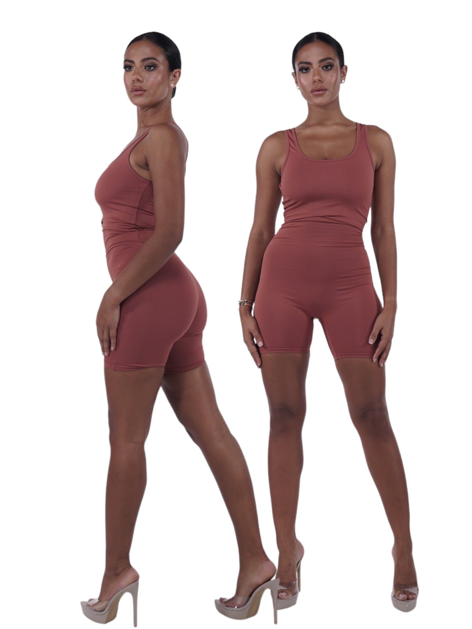 Rust Signature Romper sold by Honeyz product image thumbnail 3