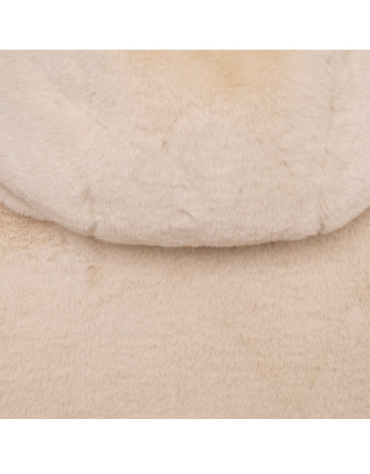 Beige Evening Faux Fur Jacket sold by Honeyz product image thumbnail 4