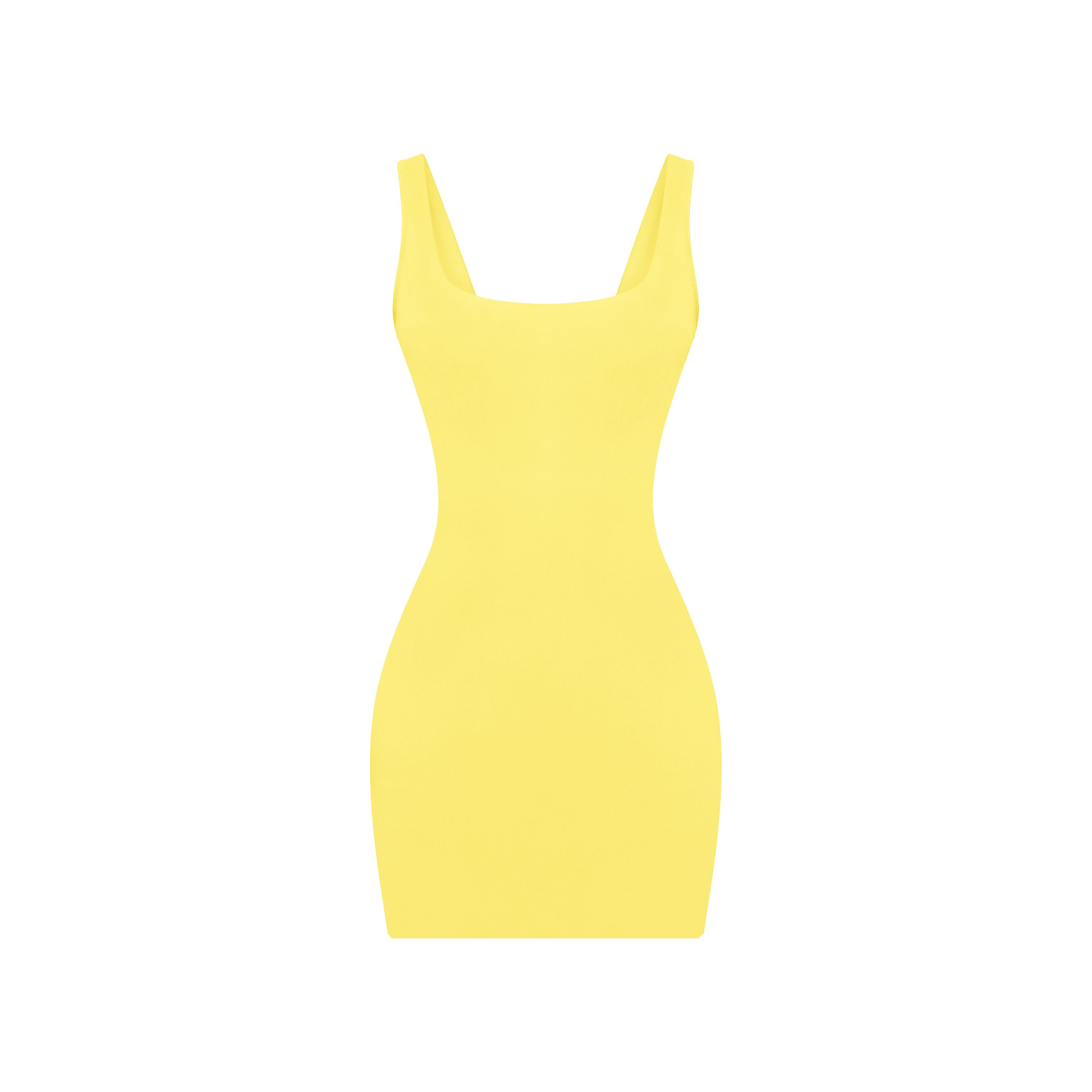 Petite Yellow Soft Bandage Mini Dress sold by Honeyz product image thumbnail 2