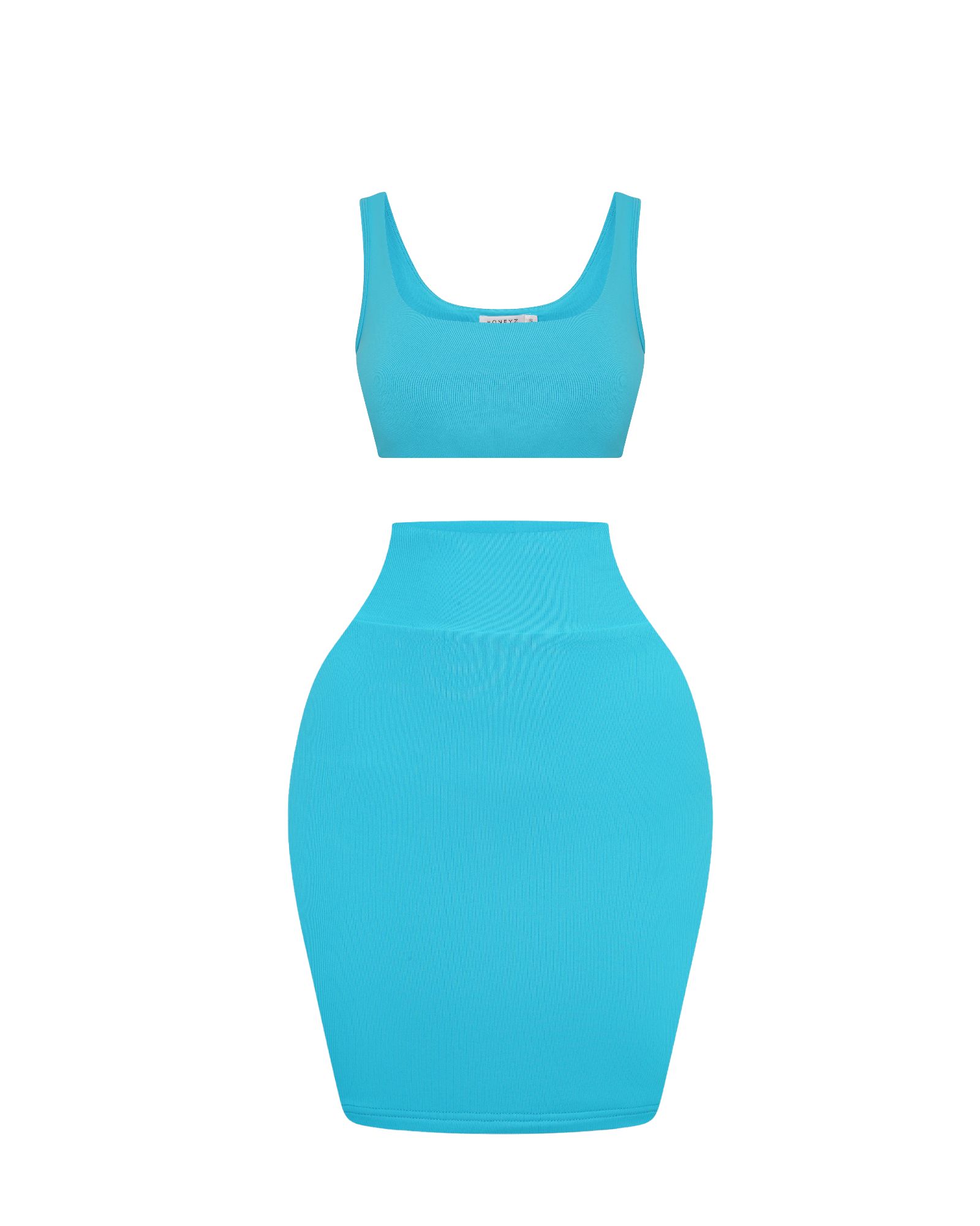 Turquoise Two Piece Mini sold by Honeyz