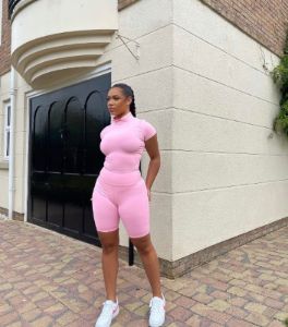 Pink High Waisted Shorts sold by Honeyz