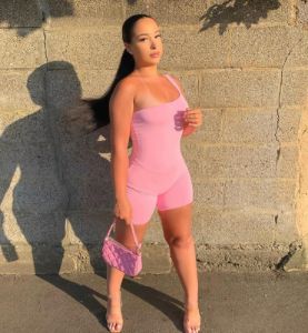 Pink Romper sold by Honeyz