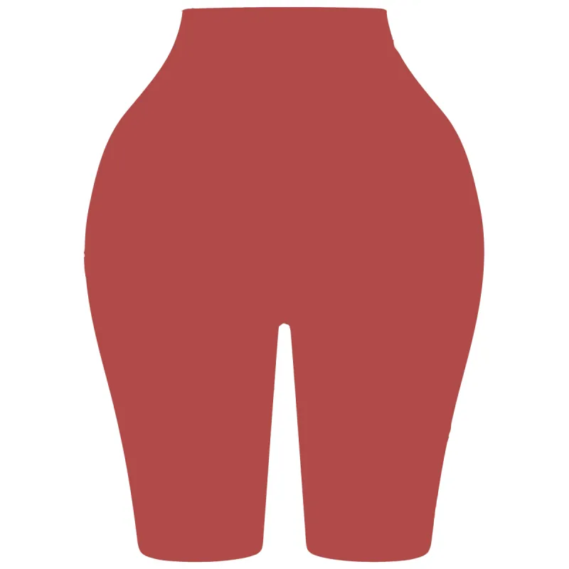 Rust Signature Shorts sold by Honeyz