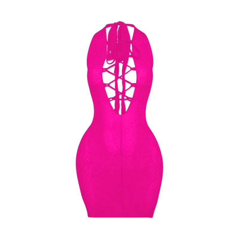 Hot Pink Snake Print Mini sold by Honeyz