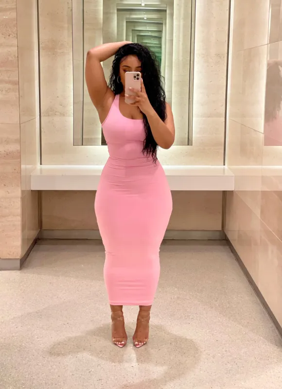 Pink Soft Bandage Dress sold by Honeyz
