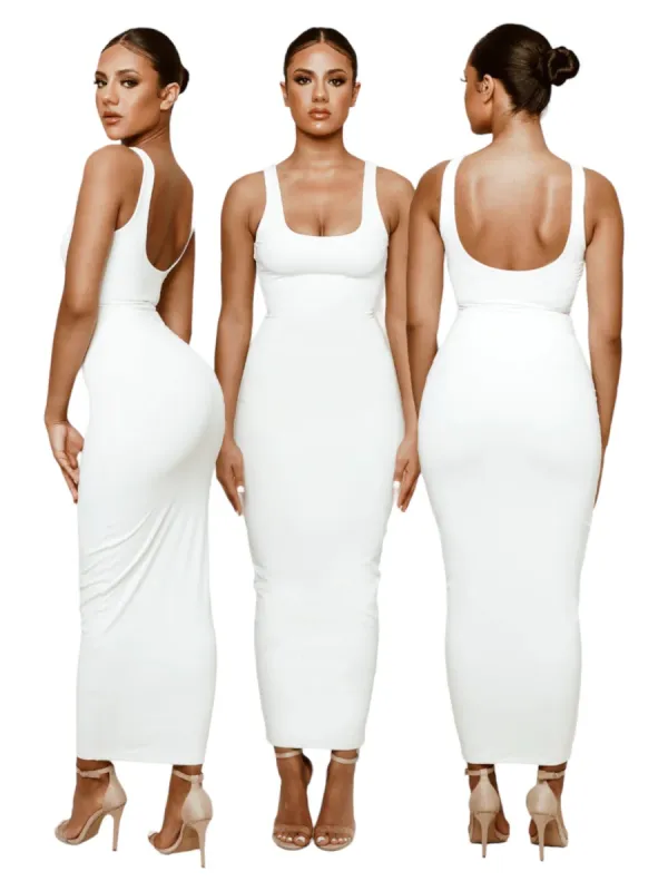 White Soft Bandage Dress sold by Honeyz