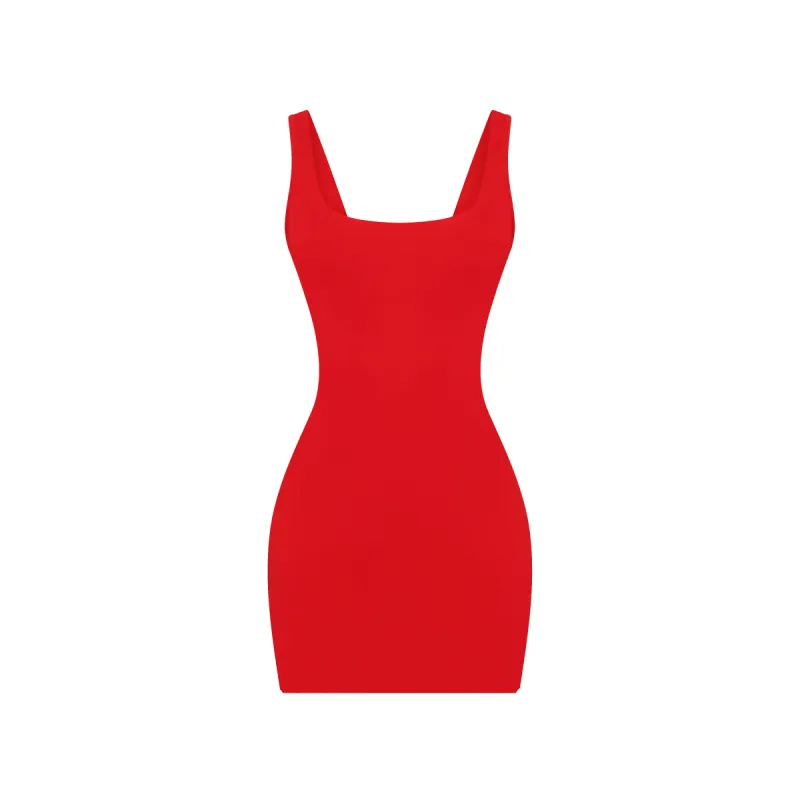 Red Soft Bandage Mini Dress sold by Honeyz
