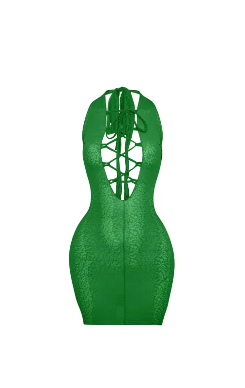Green Snake Print Mini sold by Honeyz