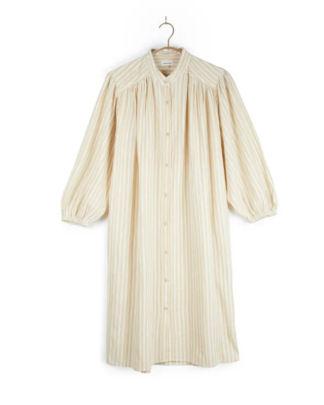 Samira Tunic in Yellow Stripes made by Umber & Ochre