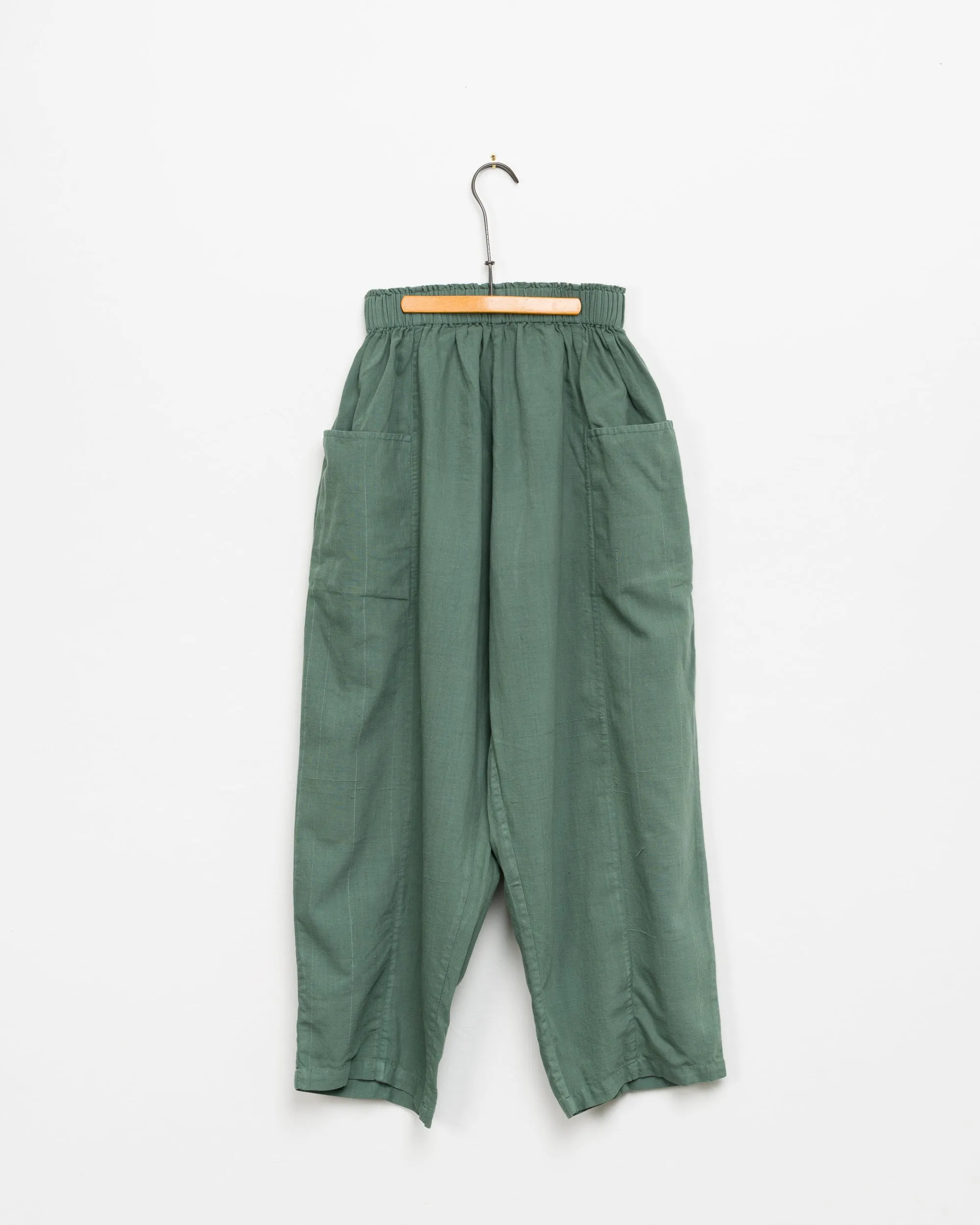 Maya Front Pocket Pant in Cyan sold by The Umber & Ochre product image thumbnail 3