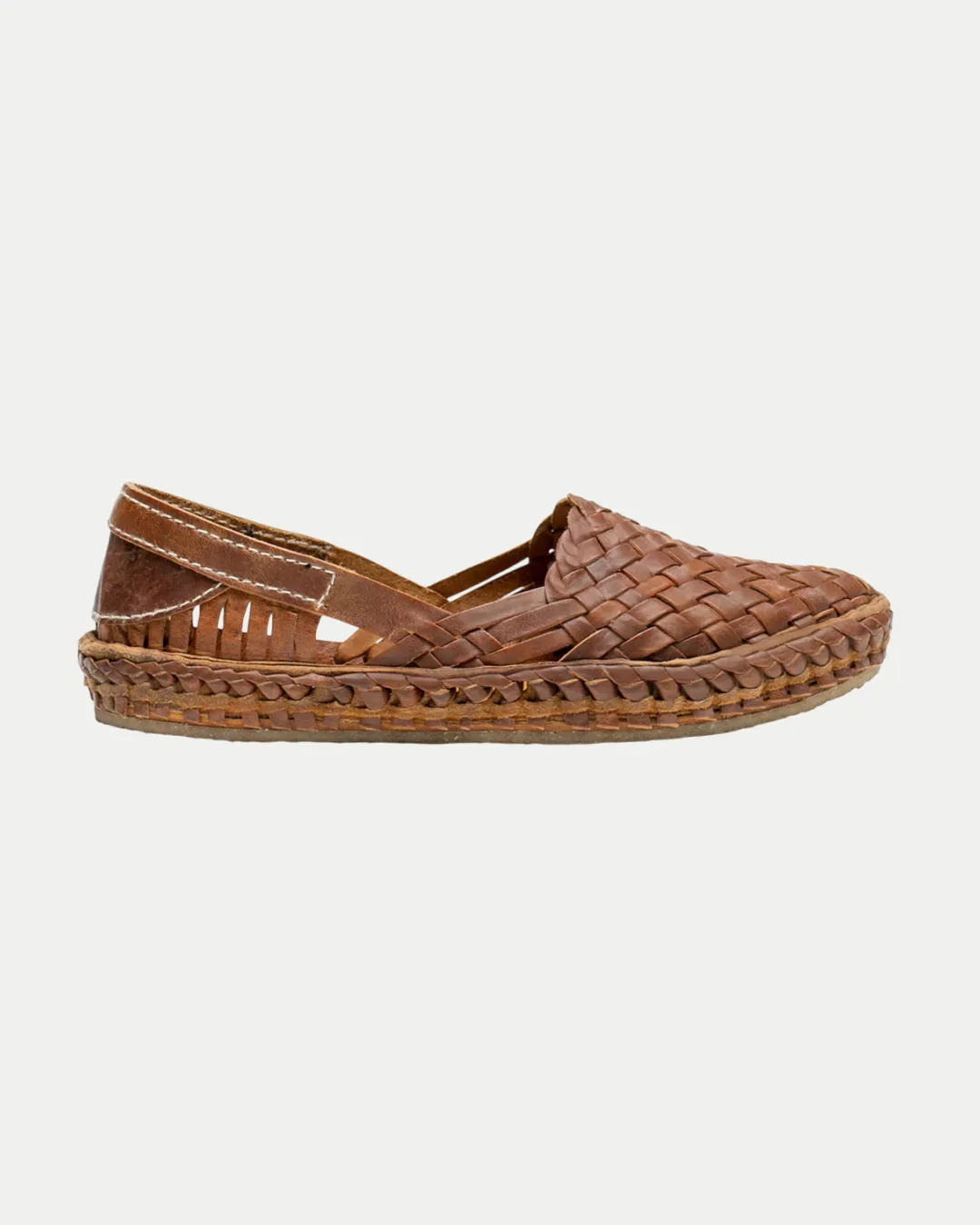 Men's Woven Shoe in Walnut sold by The Umber & Ochre