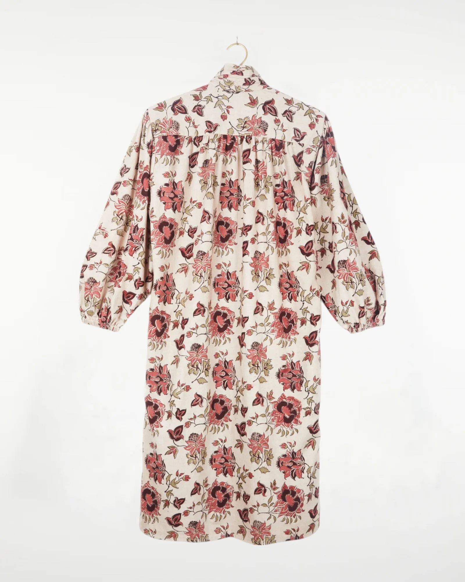 Samira Tunic Kora Floral Print Madder sold by The Umber & Ochre product image thumbnail 4