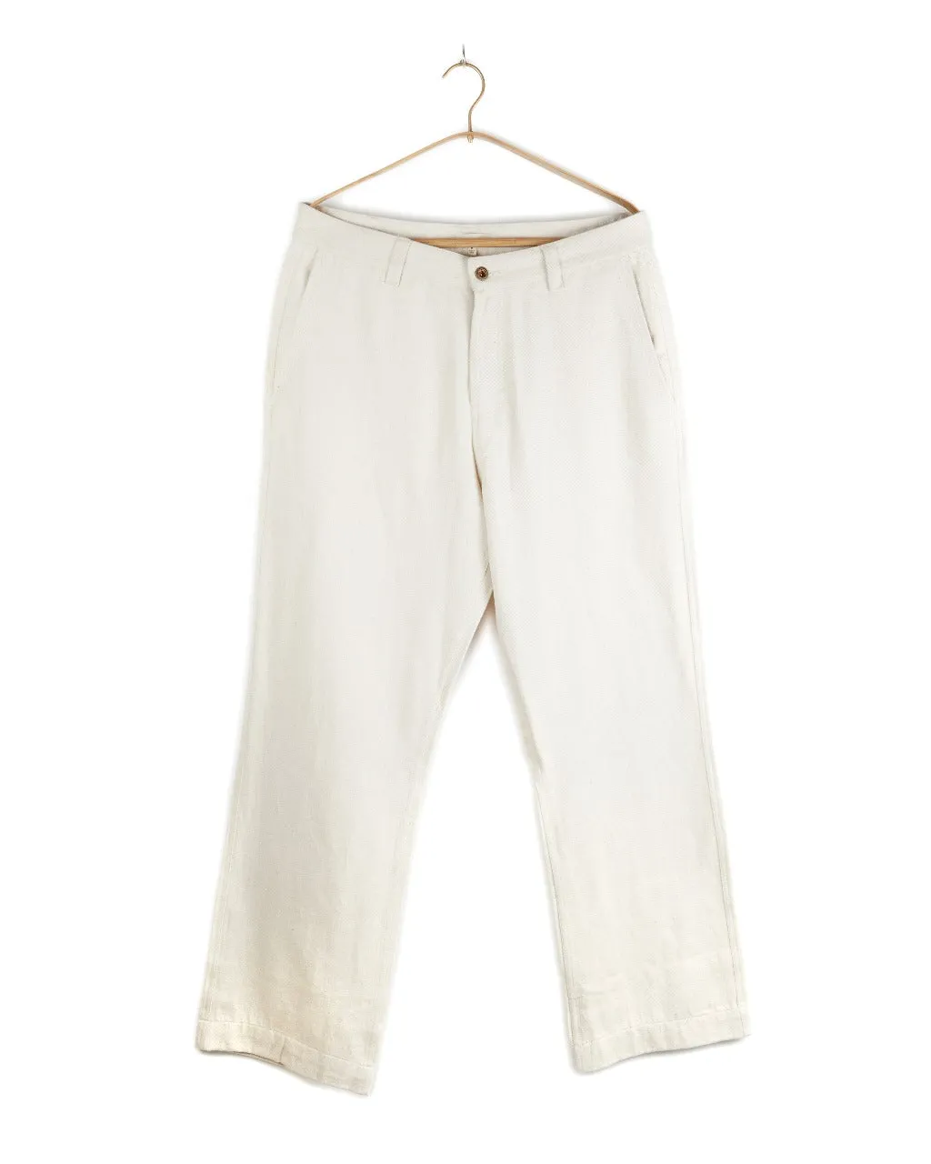 WOMEN TAMAL PANT COTTON DENIM IN NATURAL sold by The Umber & Ochre product image thumbnail 3