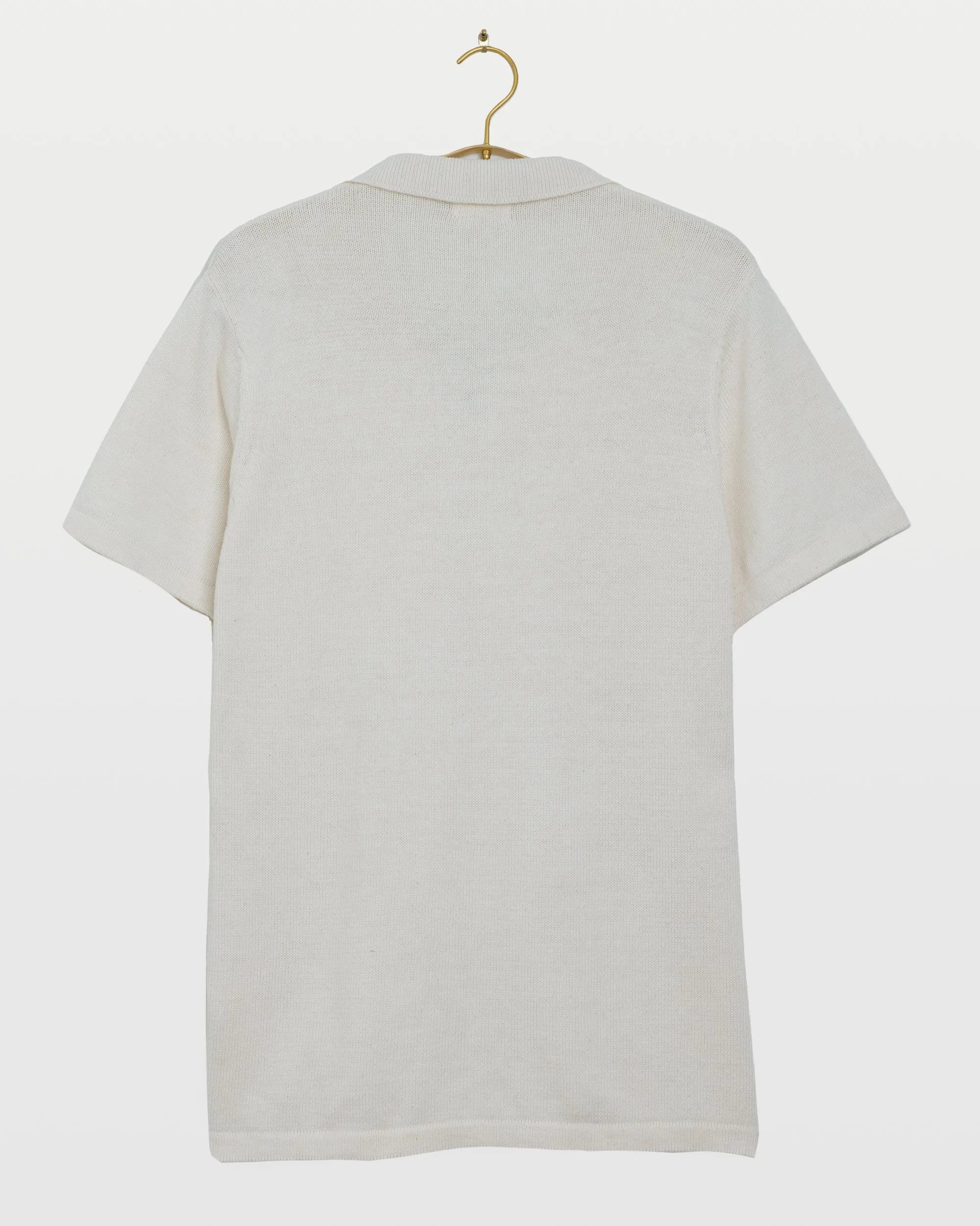 Manbir Johnny Collar SS Knit Tee in Kora sold by The Umber & Ochre product image thumbnail 3