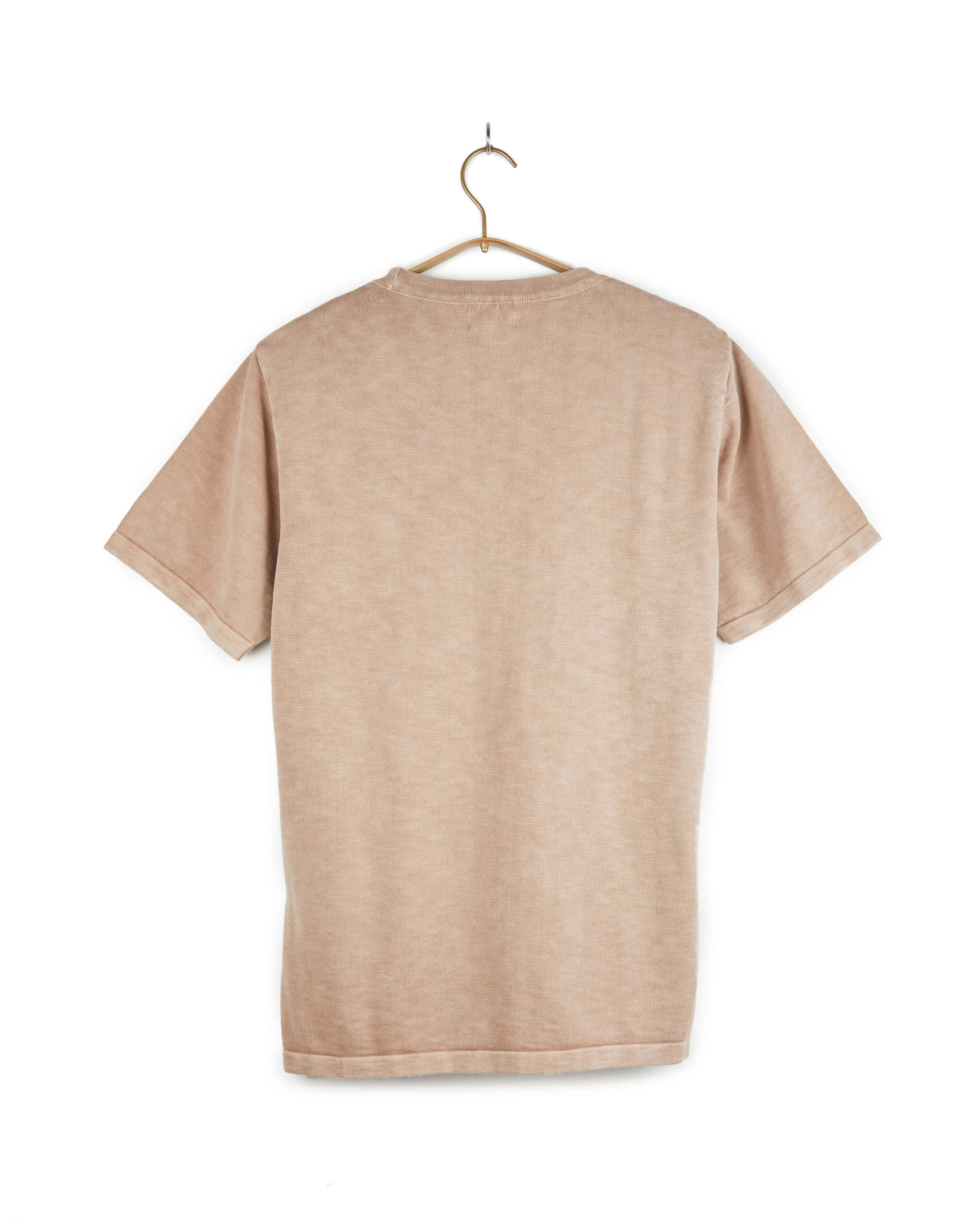 Azad S/S Pocket Knit Tee Tea sold by The Umber & Ochre product image thumbnail 4