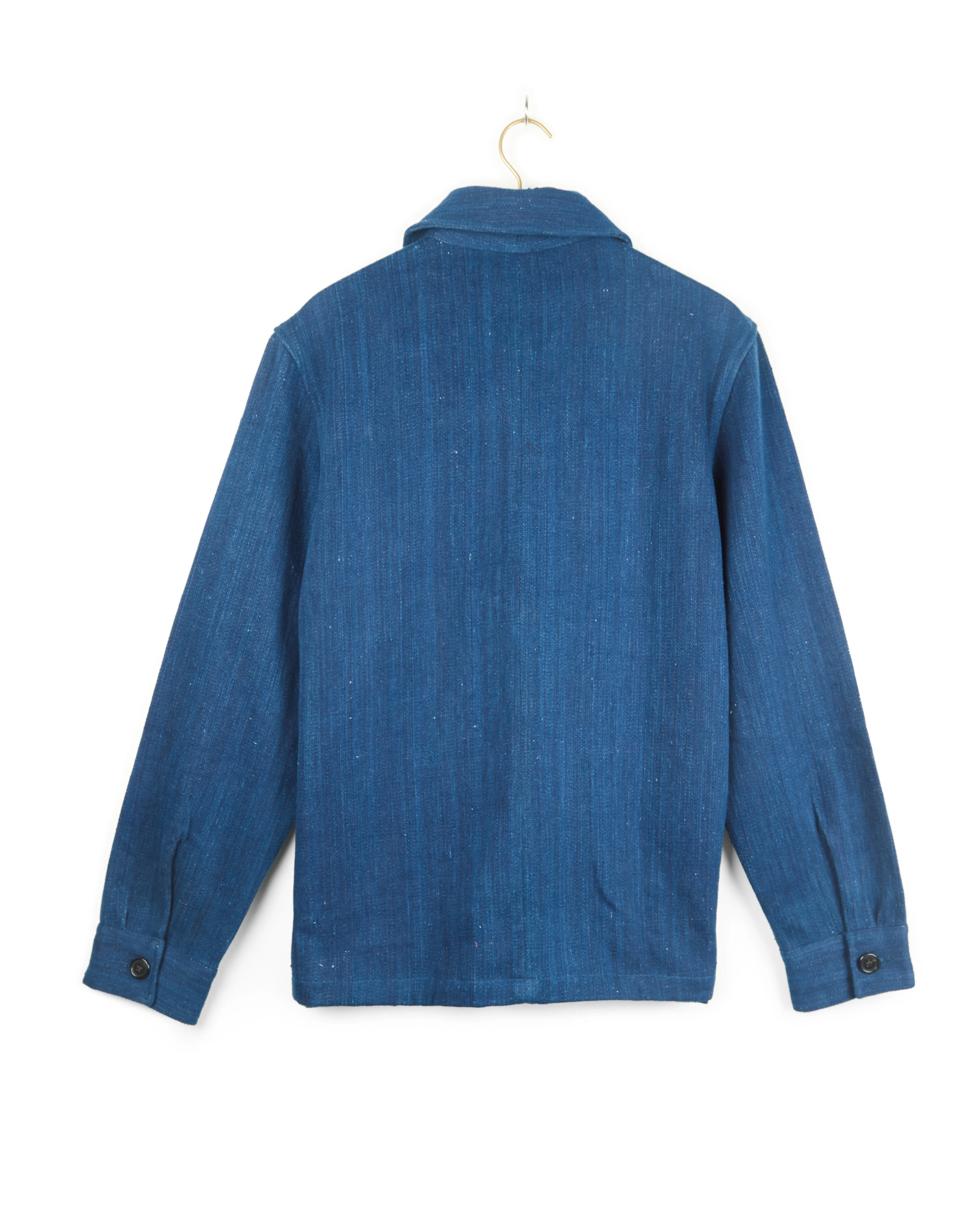 Akash Chore Coat Denim Twill in Indigo sold by The Umber & Ochre product image thumbnail 5