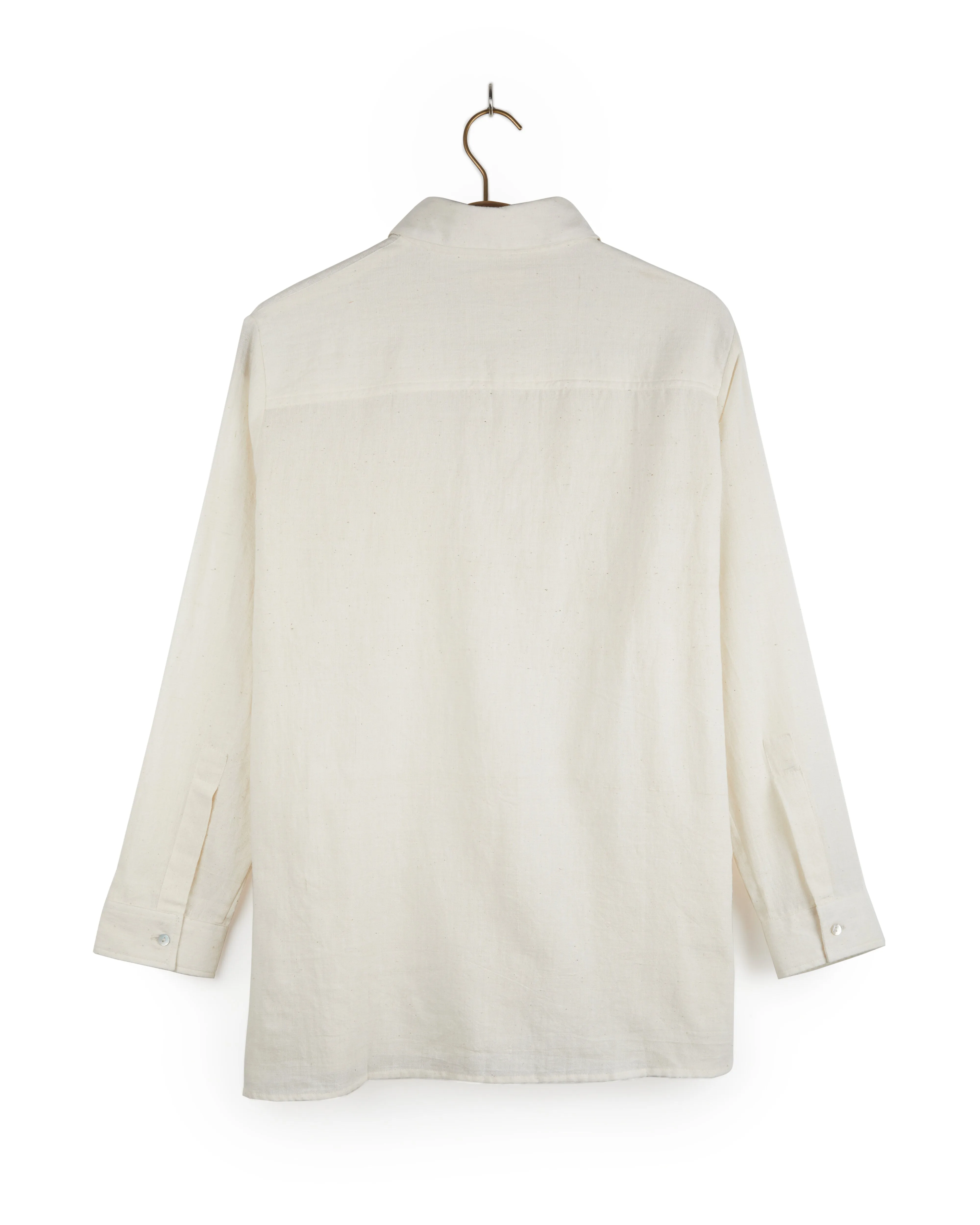 MITRA SHIRT COTTON GAUZE NATURAL sold by The Umber & Ochre product image thumbnail 2