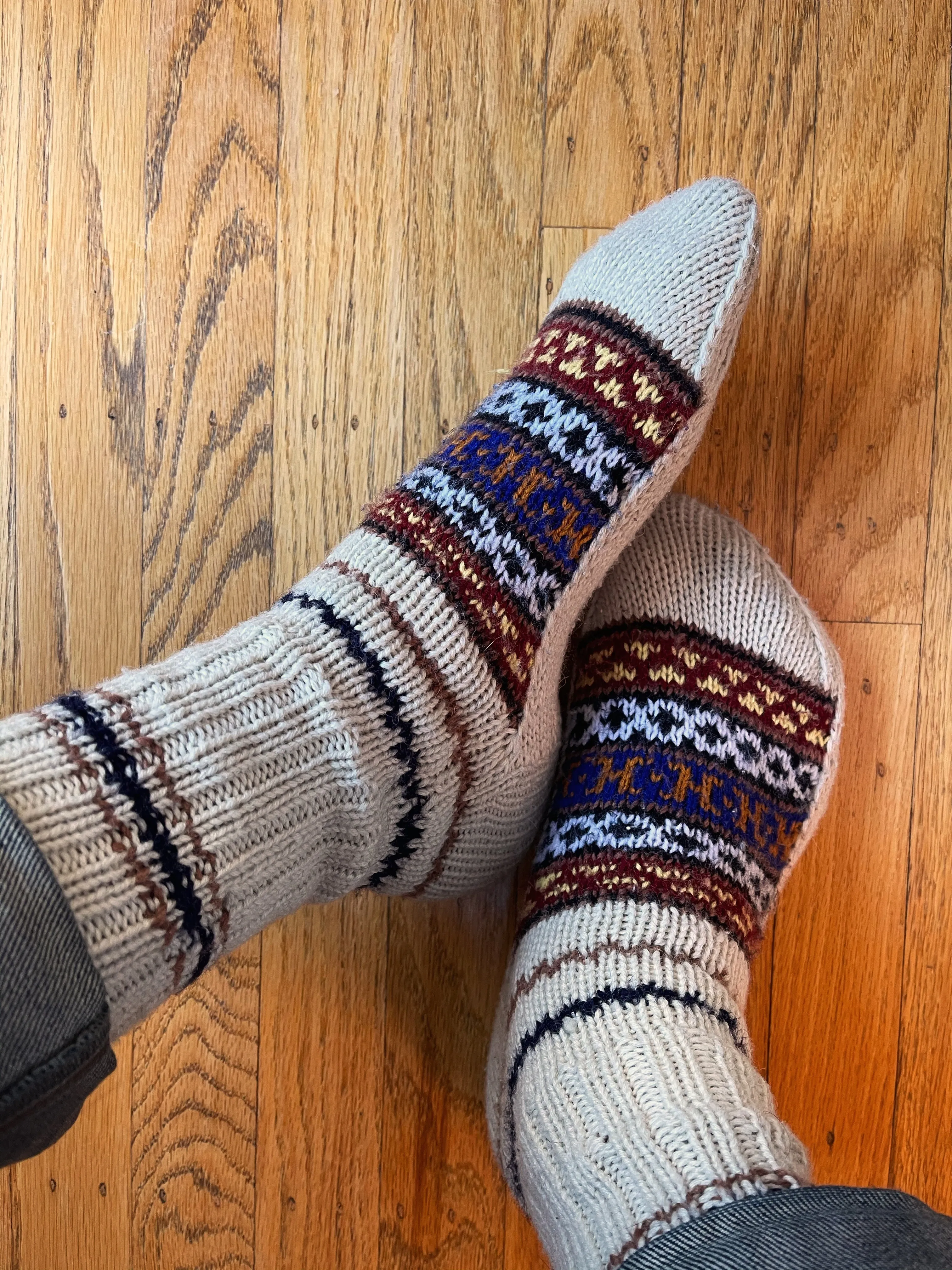 Moja Wool Knit Socks (Assorted) sold by The Umber & Ochre product image thumbnail 2