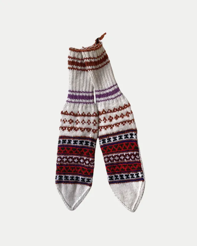 Moja Wool Knit Socks (Assorted) made by Mohinders Shoes