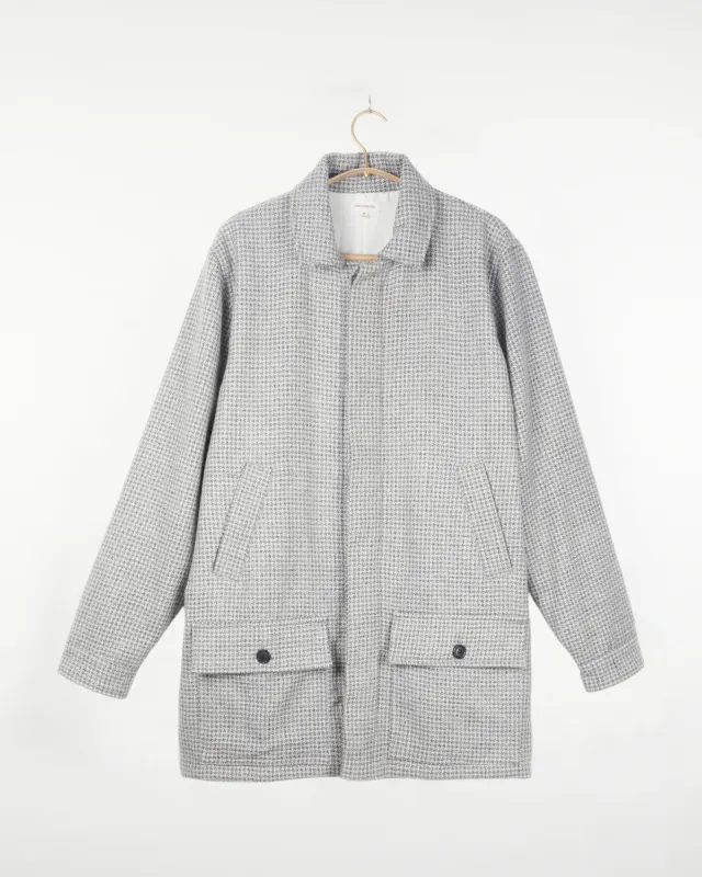 Taaj Long Wool Coat (Grey) made by The Umber & Ochre