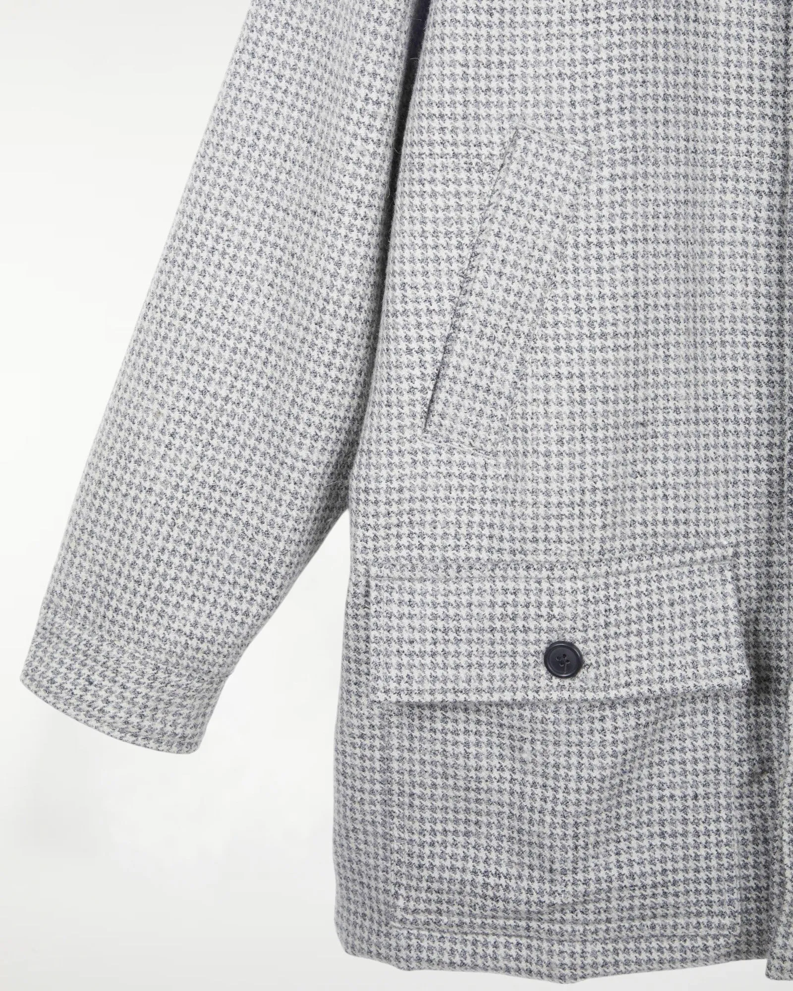 Taaj Long Wool Coat (Grey) sold by The Umber & Ochre product image thumbnail 3