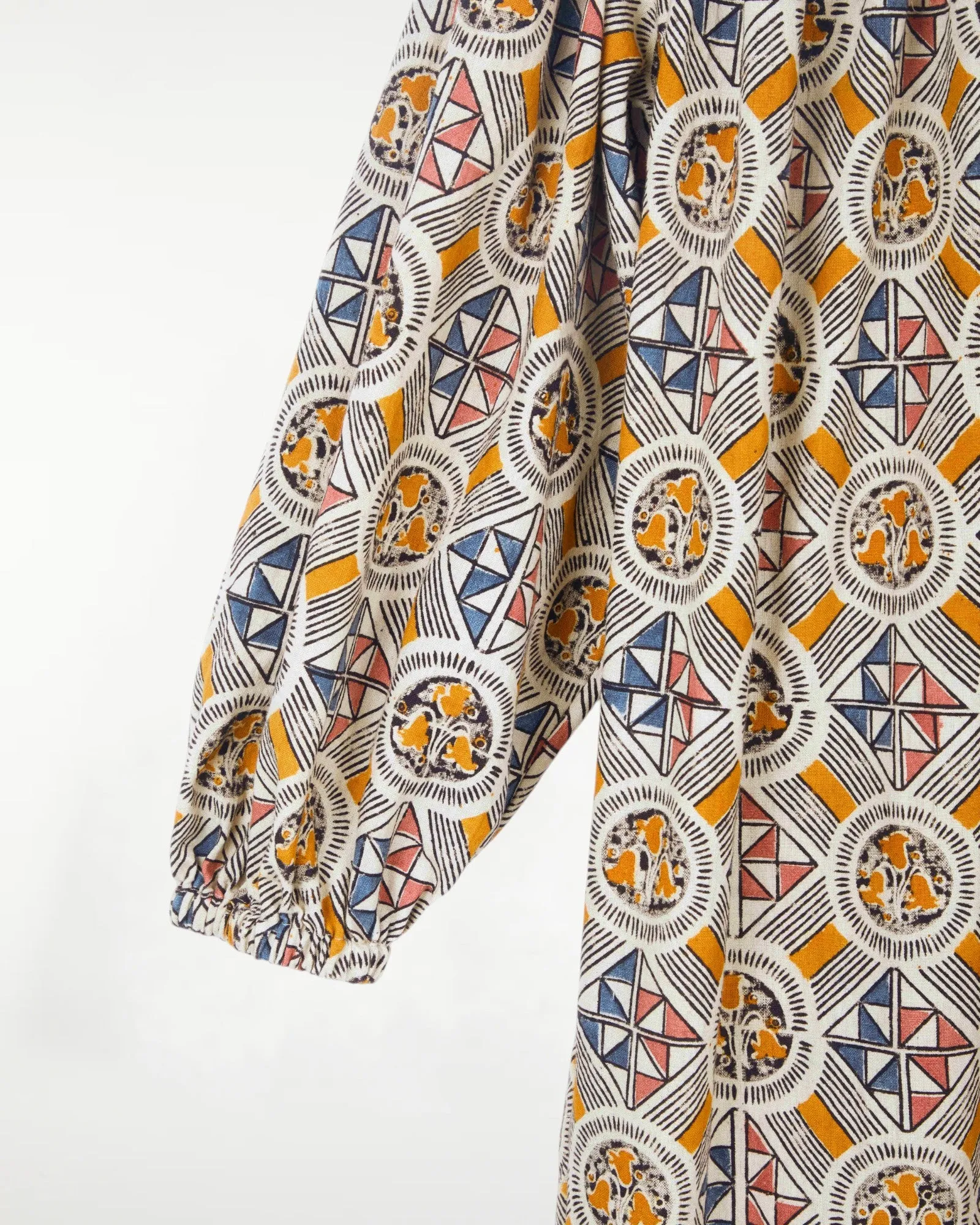 Samira Tunic Kora Tile Print sold by The Umber & Ochre product image thumbnail 3