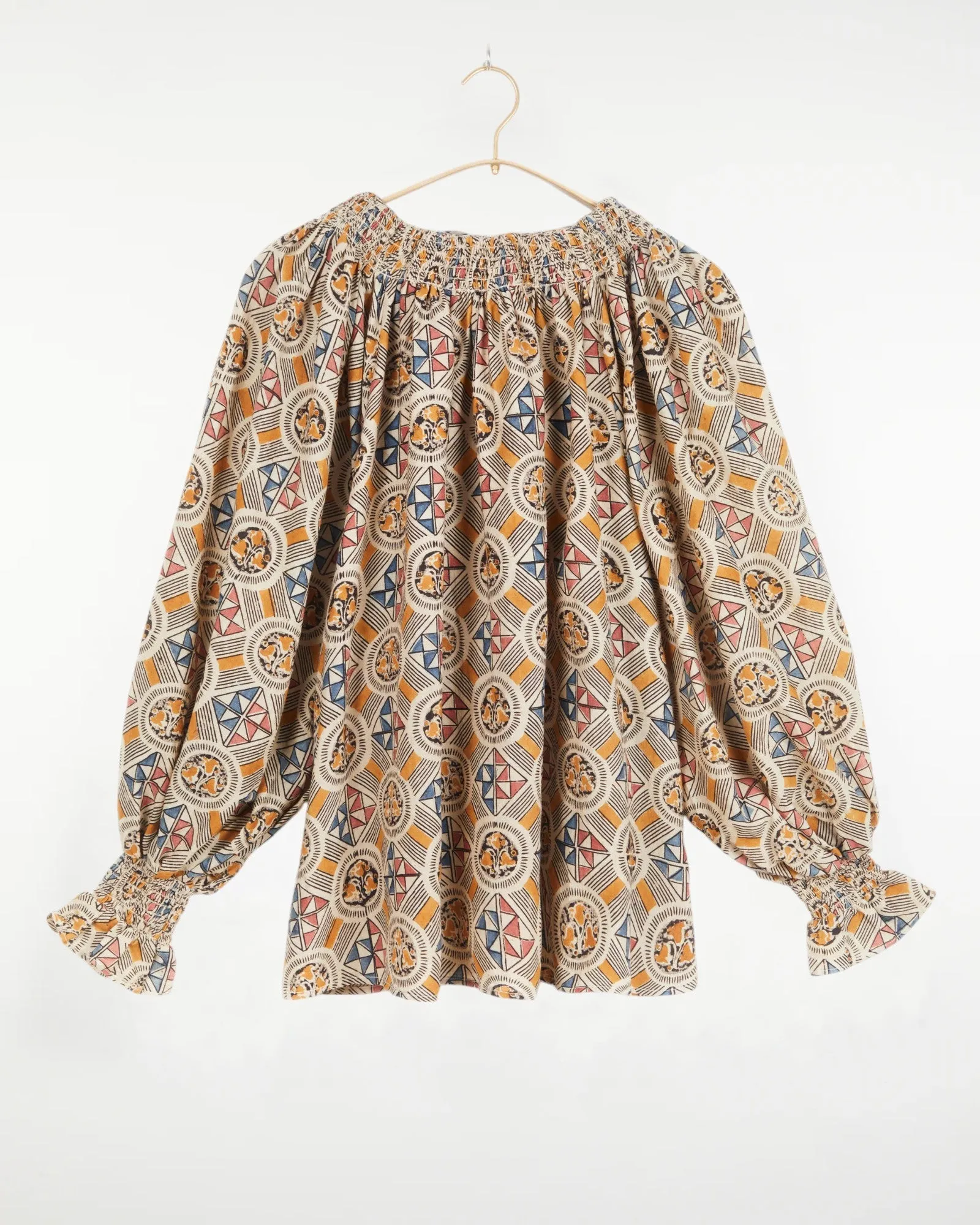 Priti Top Muslin Tile Print sold by The Umber & Ochre product image thumbnail 4