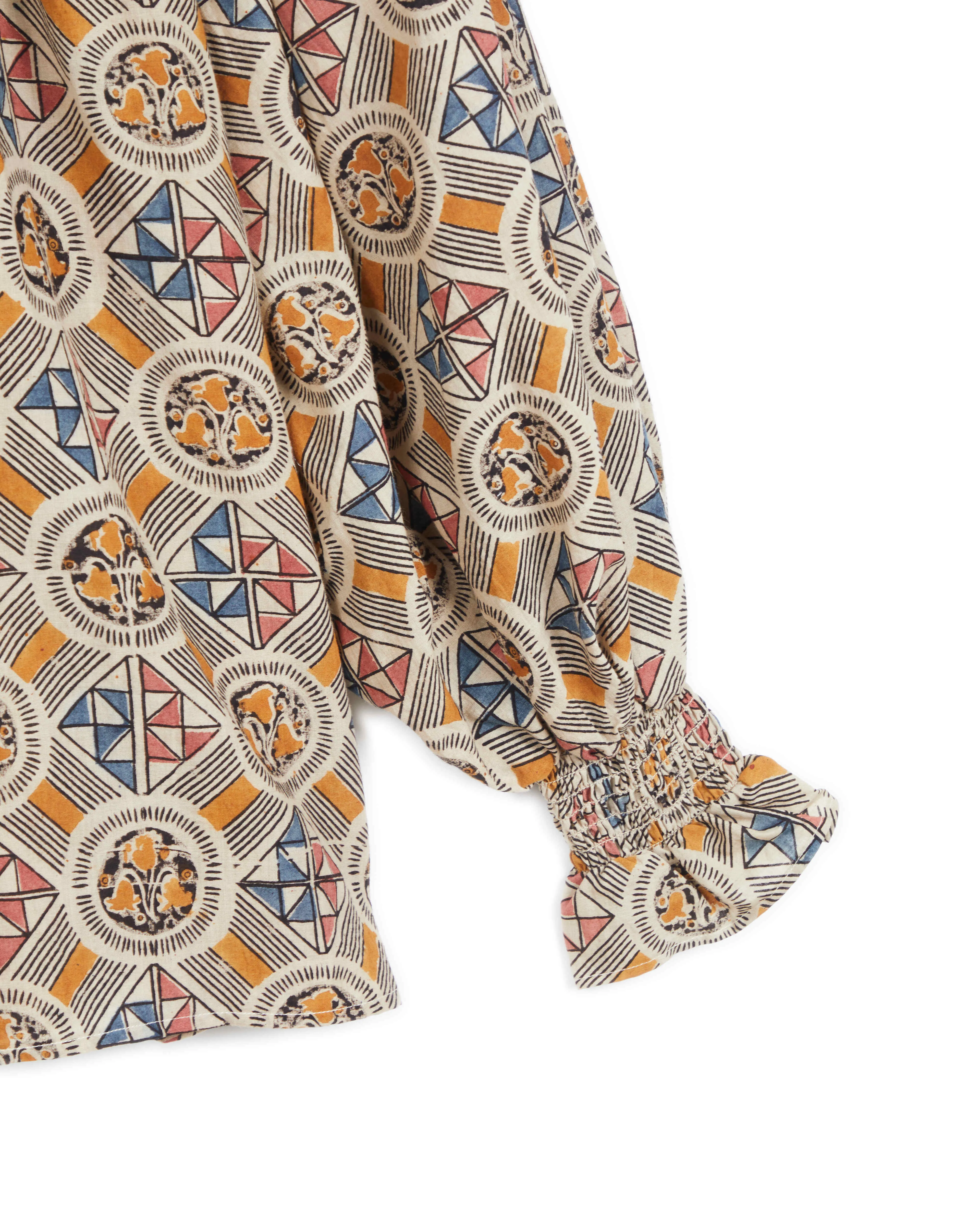 Priti Top Muslin Tile Print sold by The Umber & Ochre product image thumbnail 3