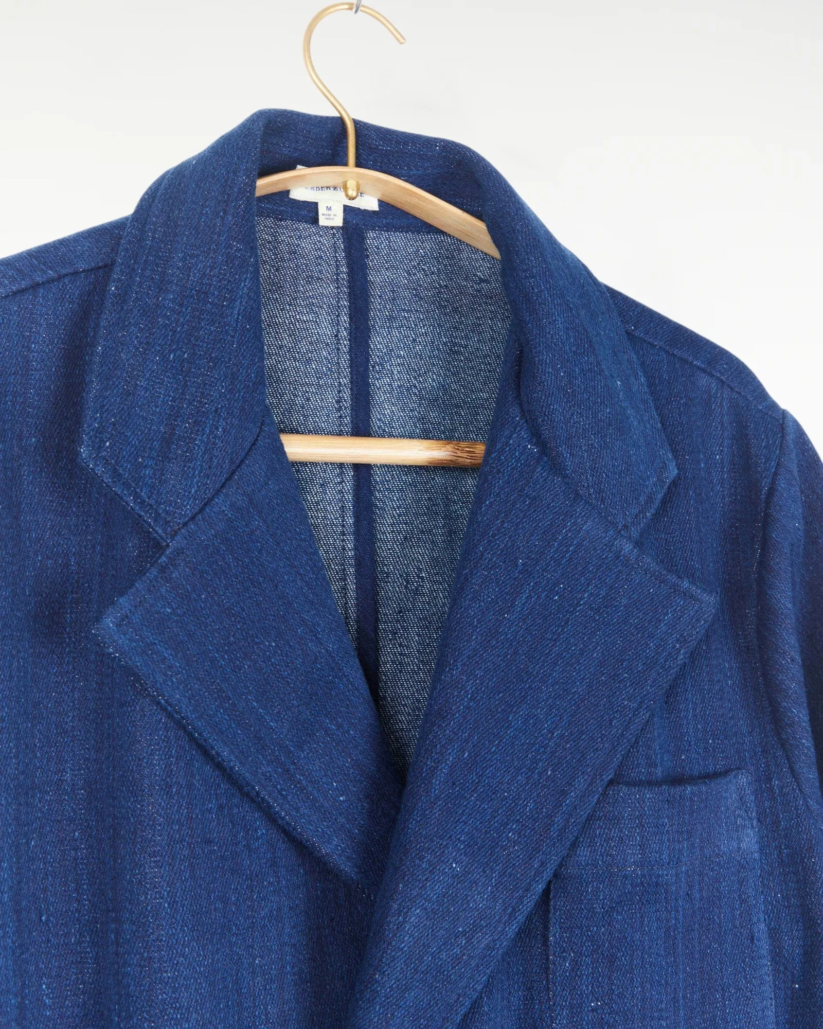 Parvati Unisex Blazer Cotton Twill Indigo sold by The Umber & Ochre product image thumbnail 2