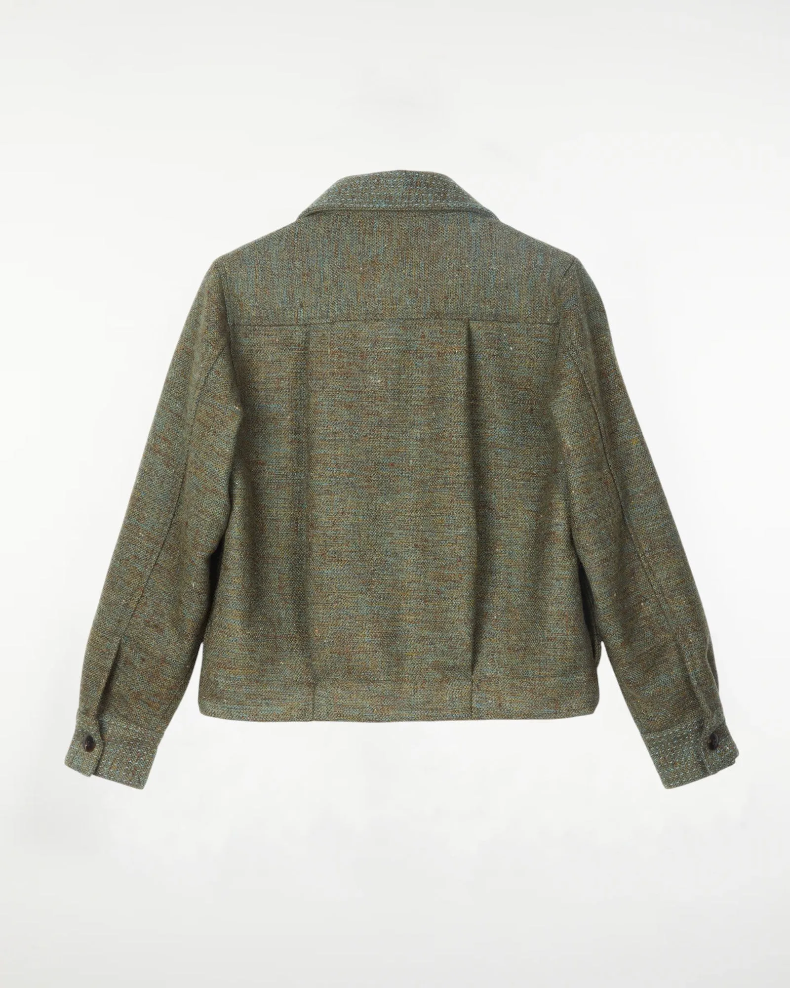 Padma Jacket - Mélange Wool in Marine sold by The Umber & Ochre product image thumbnail 2