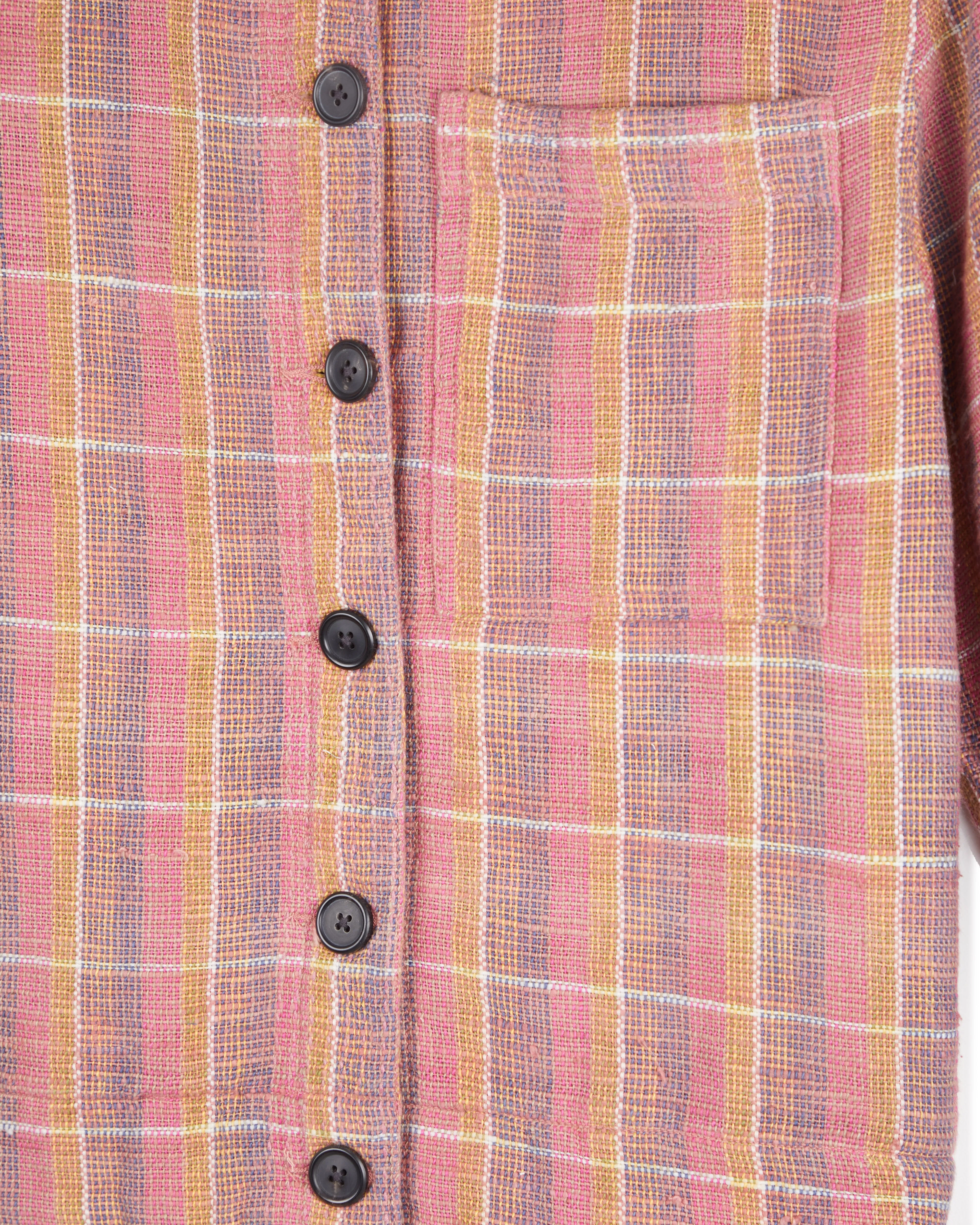 Padma Jacket in Nubby Cotton Sunset Plaid sold by The Umber & Ochre product image thumbnail 2