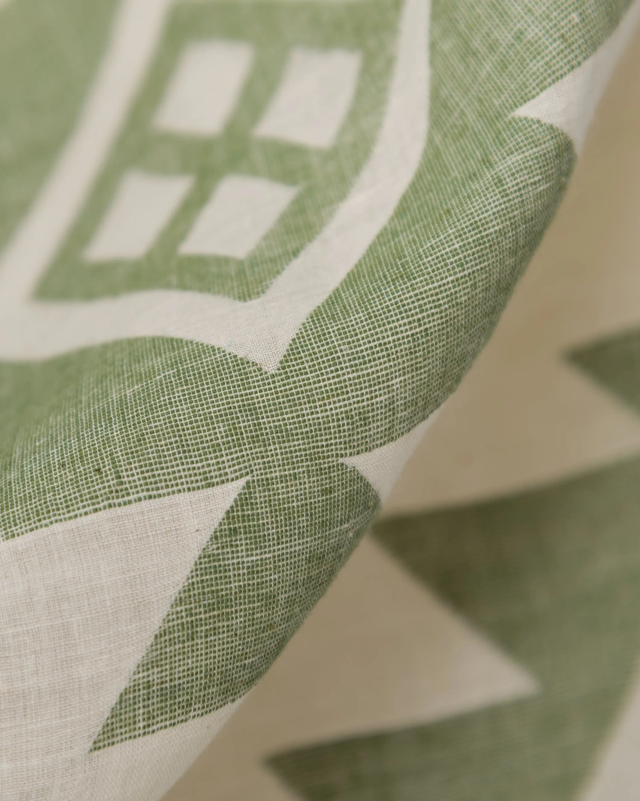 Samira Tunic in Jamdani Sage sold by The Umber & Ochre product image thumbnail 5