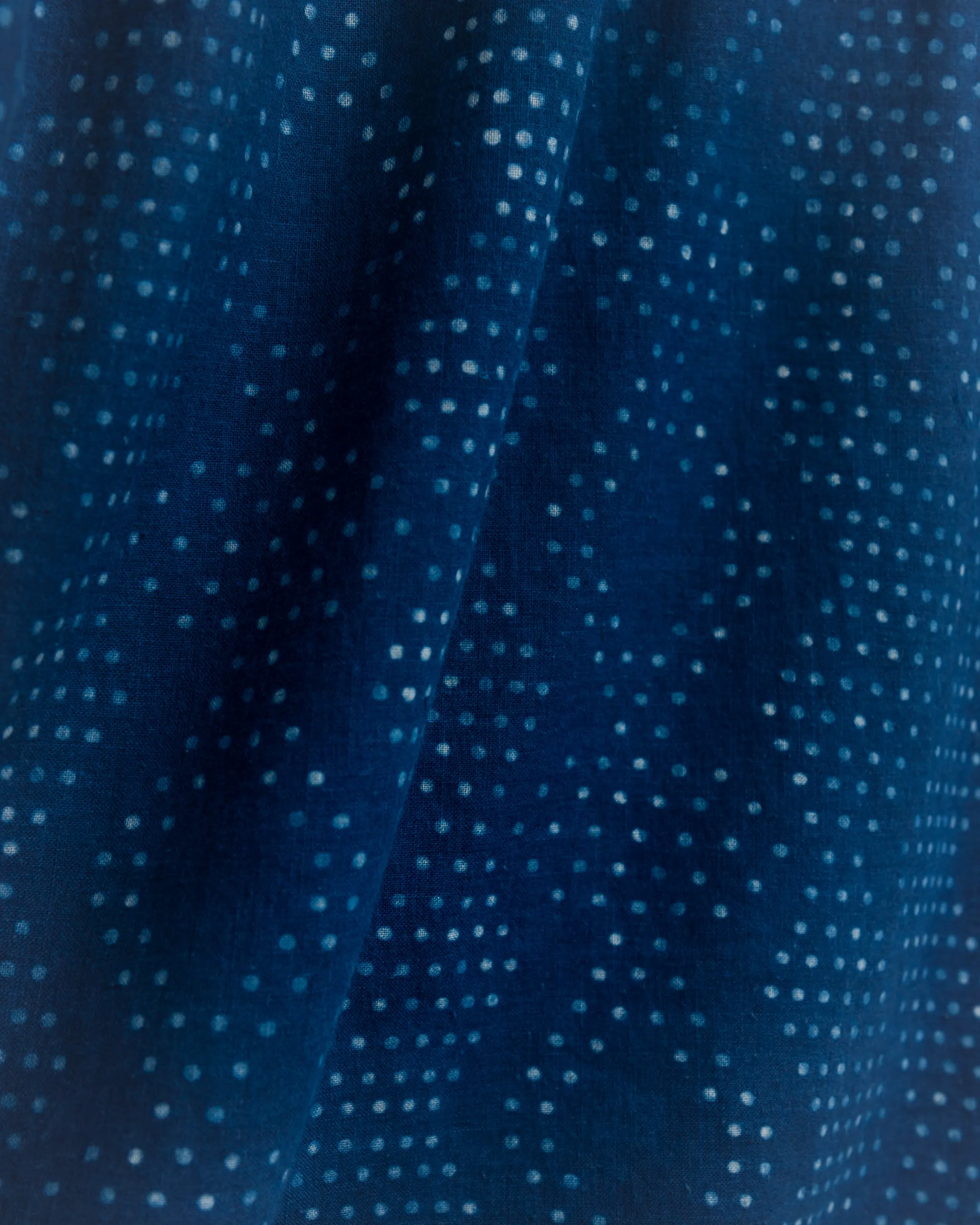 Samira Tunic in Dot Block Indigo sold by The Umber & Ochre product image thumbnail 2