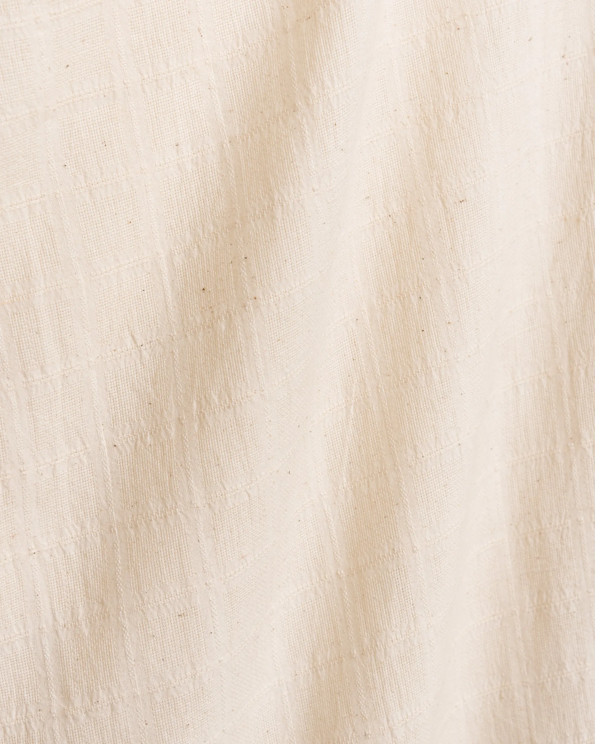 Cleo Caftan in Mockleno Check Natural sold by The Umber & Ochre product image thumbnail 2