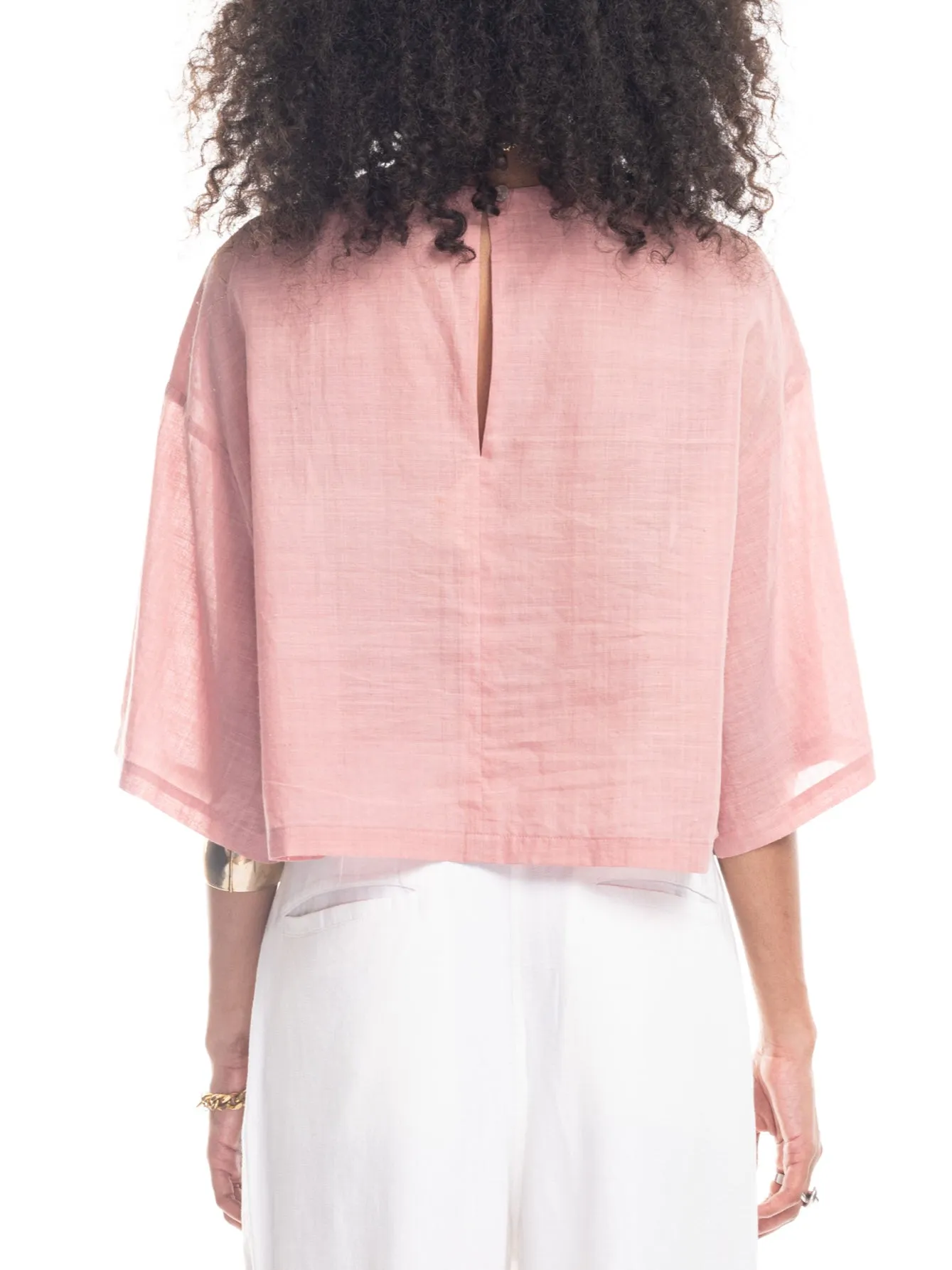 May Boxy Tee in Opal sold by The Umber & Ochre product image thumbnail 3