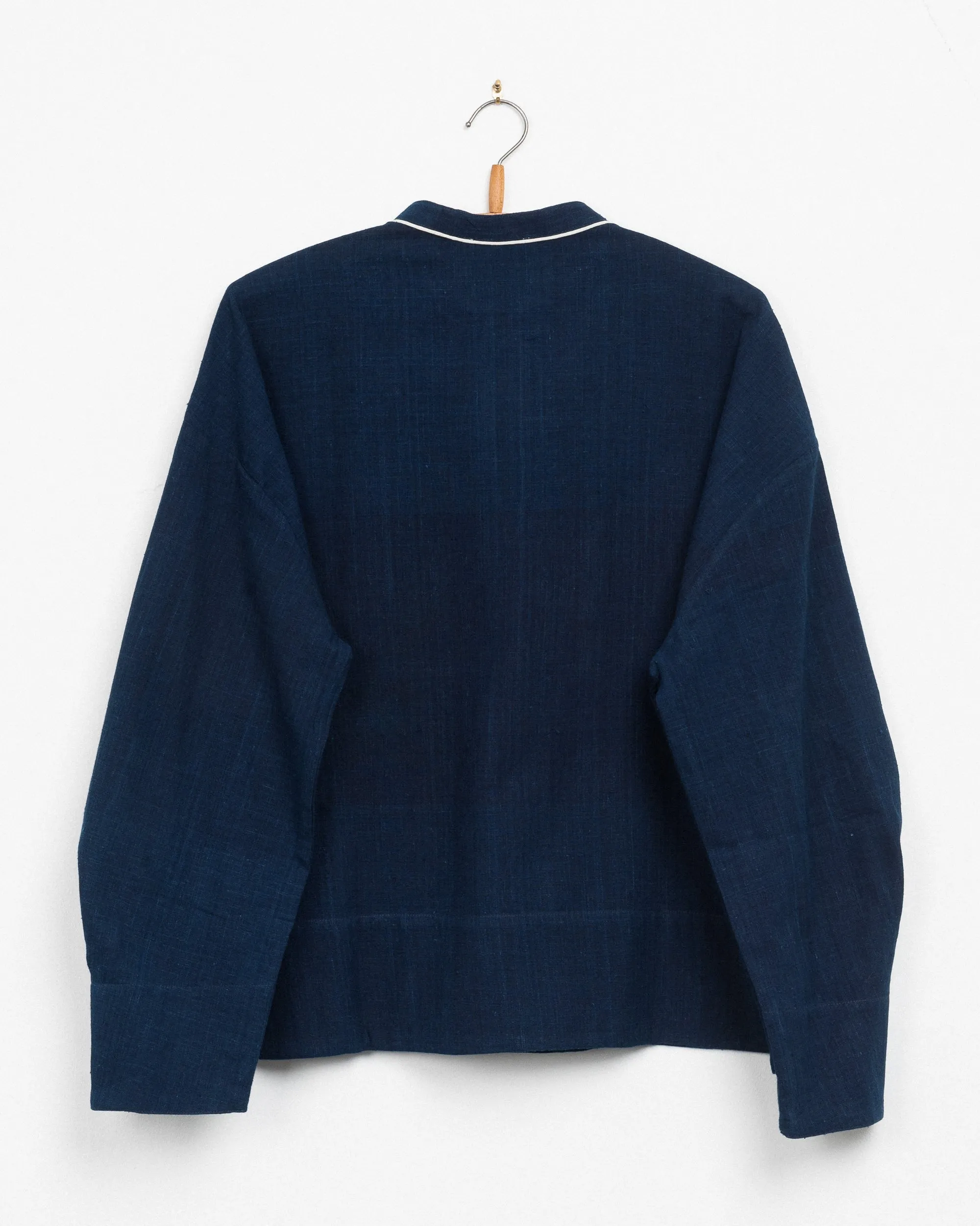 Hemani Tie Top in Indigo sold by The Umber & Ochre product image thumbnail 4