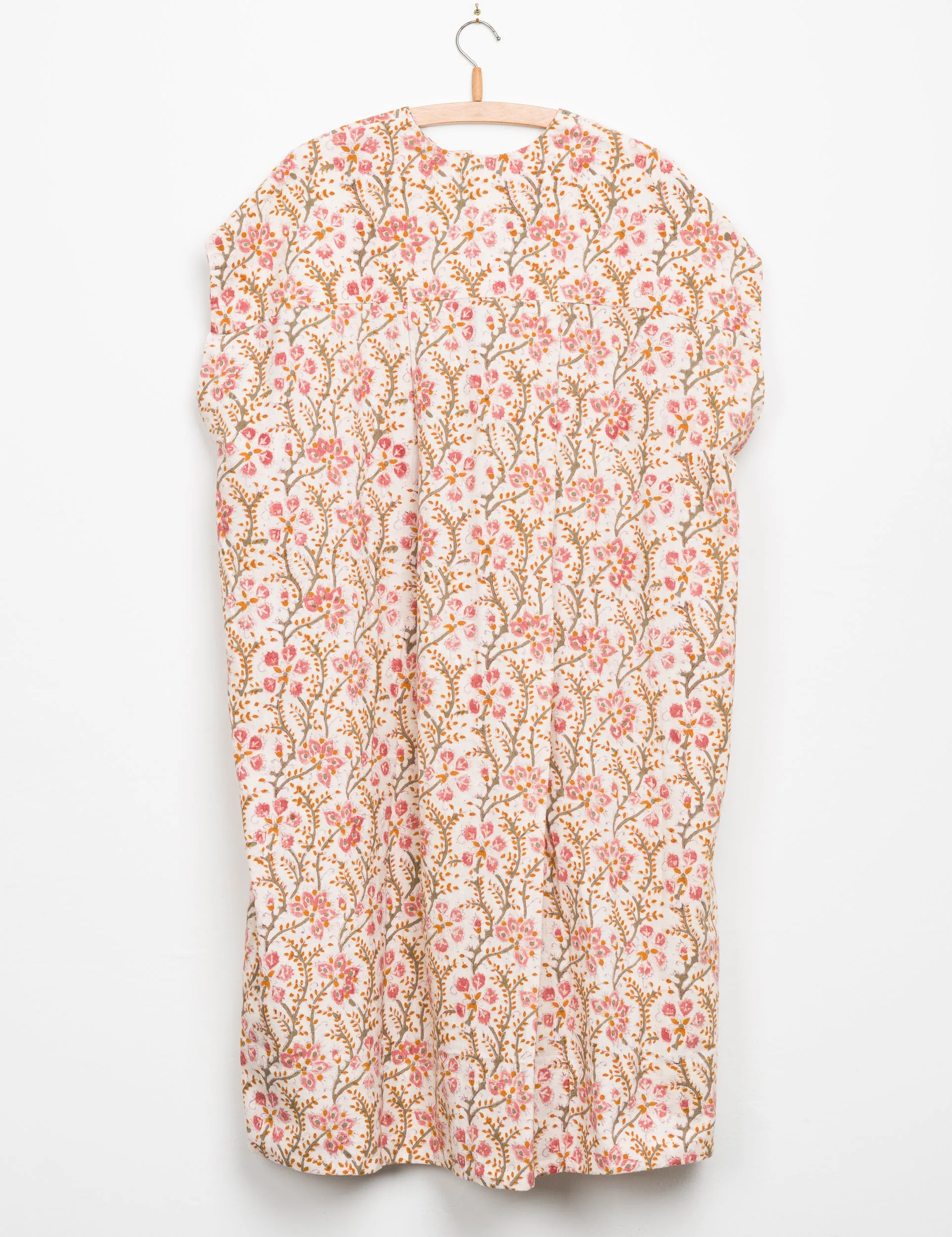 Urmi Dress in Pink Floral Block sold by The Umber & Ochre product image thumbnail 3