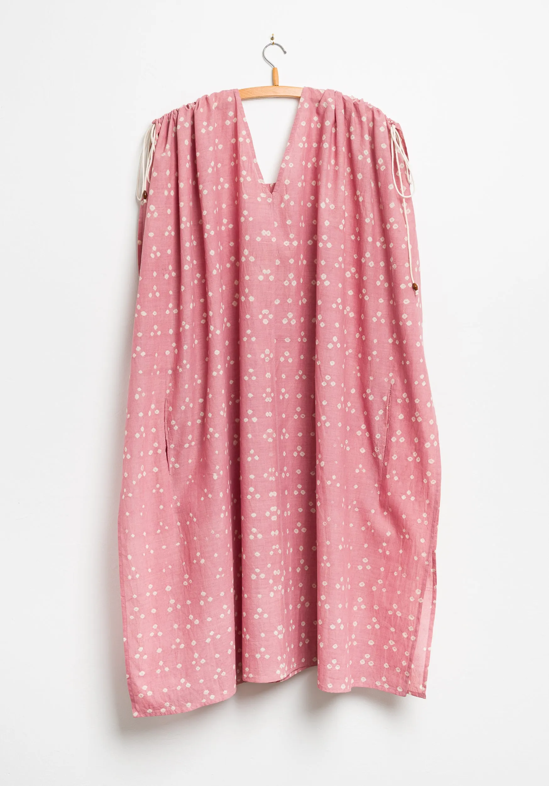 Cleo Caftan in Pink Dot Bandhani sold by The Umber & Ochre product image thumbnail 3