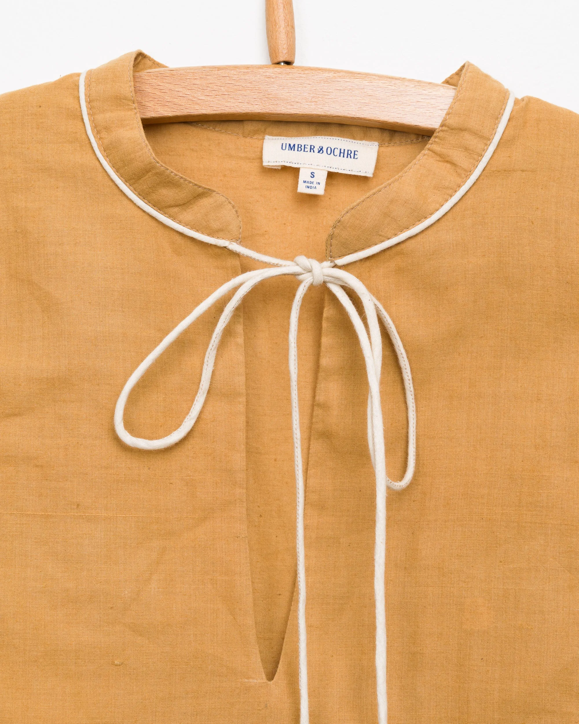 Hema Top in Mustard sold by The Umber & Ochre product image thumbnail 3