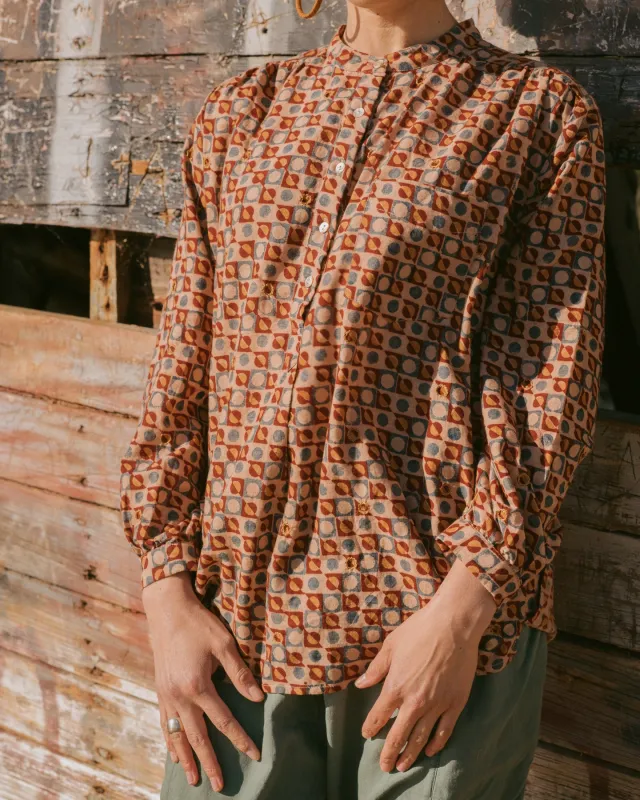 Aanya Tunic in Circles made by Umber & Ochre