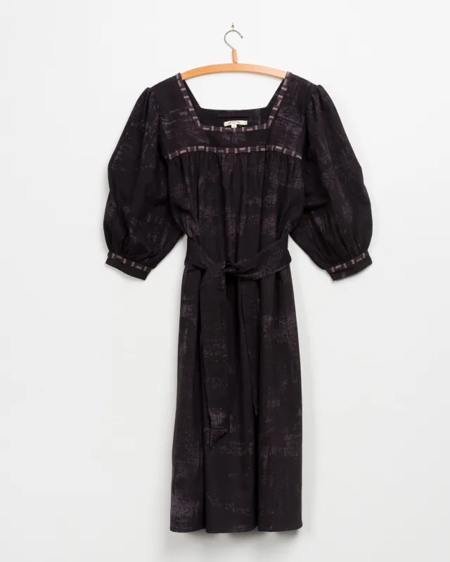 Devi Peasant Dress in Potai made by Umber & Ochre