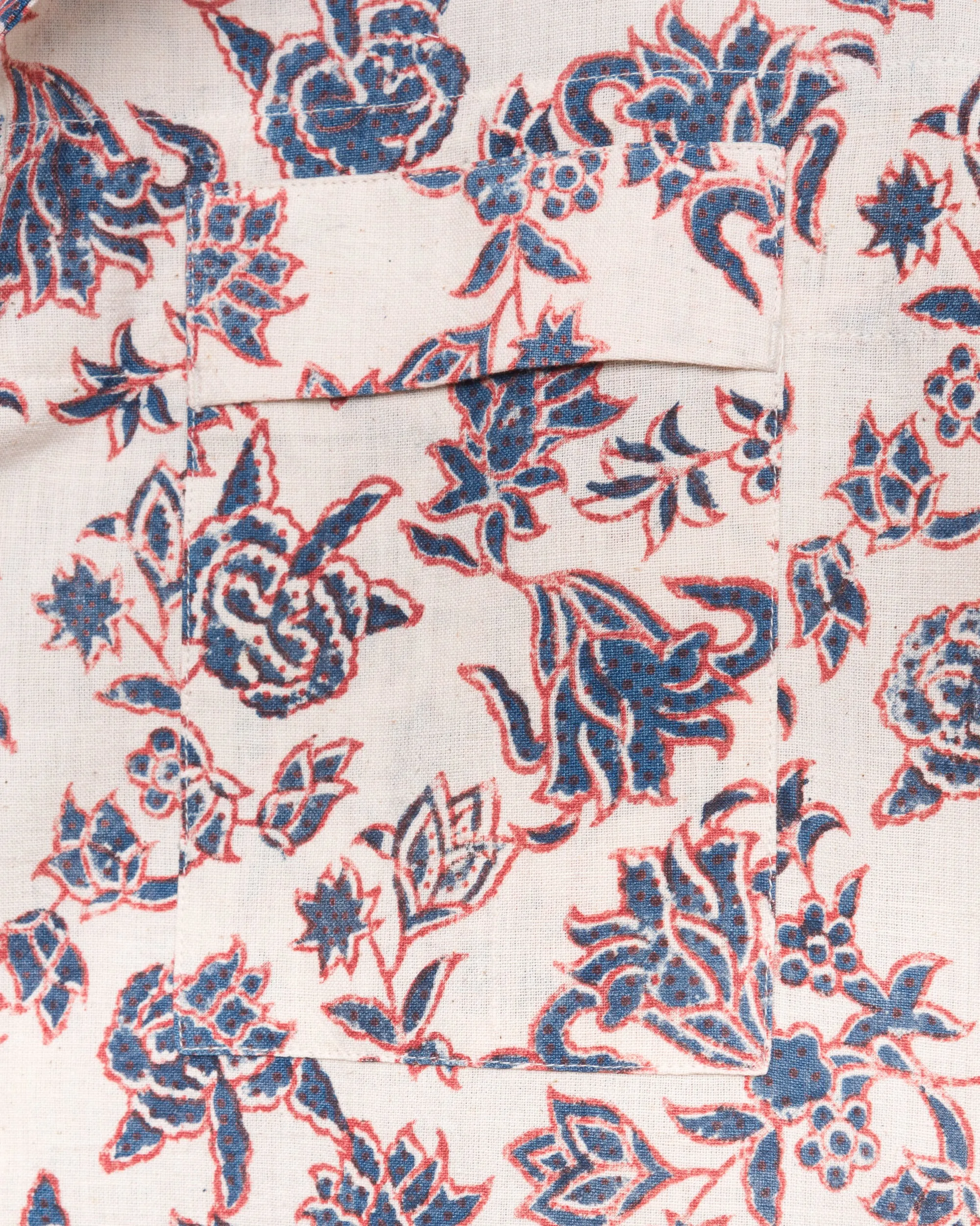 Havana Shirt in Floral Kalamkari sold by The Umber & Ochre product image thumbnail 4