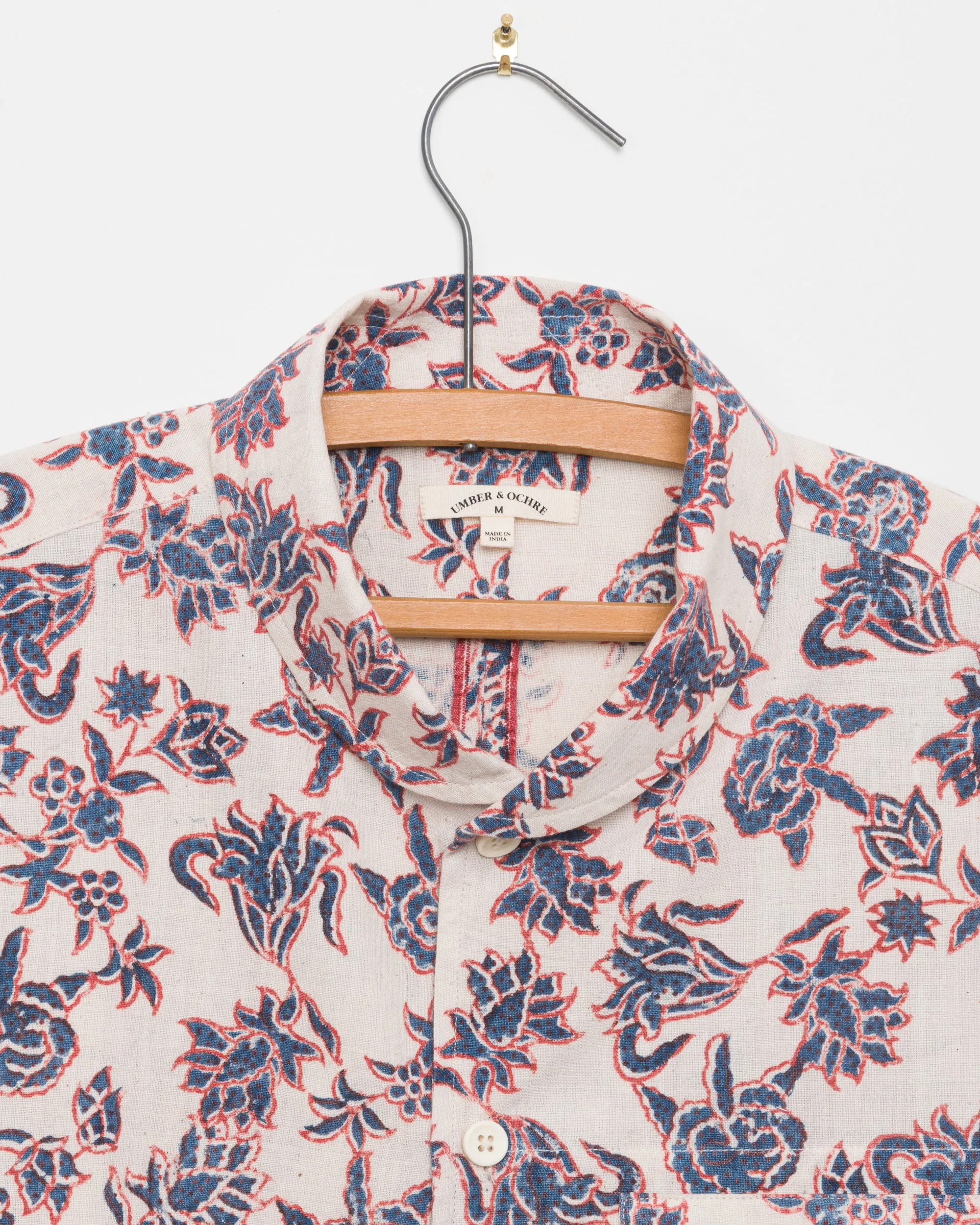 Havana Shirt in Floral Kalamkari sold by The Umber & Ochre product image thumbnail 2