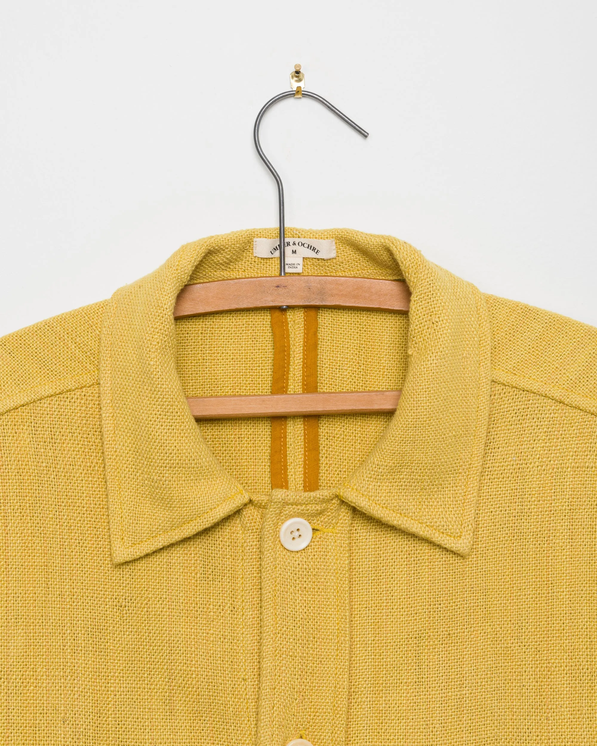Chore Coat in Turmeric Nubby Cotton sold by The Umber & Ochre product image thumbnail 2