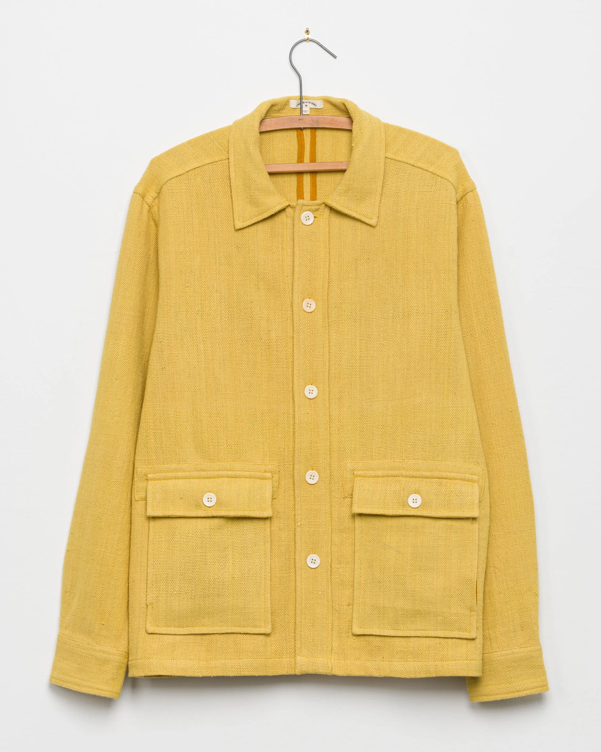 Chore Coat in Turmeric Nubby Cotton sold by The Umber & Ochre