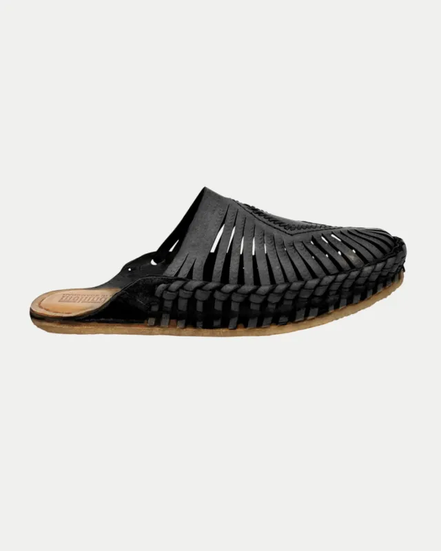 Men's Diamond Slide in Charcoal made by Mohinders Shoes