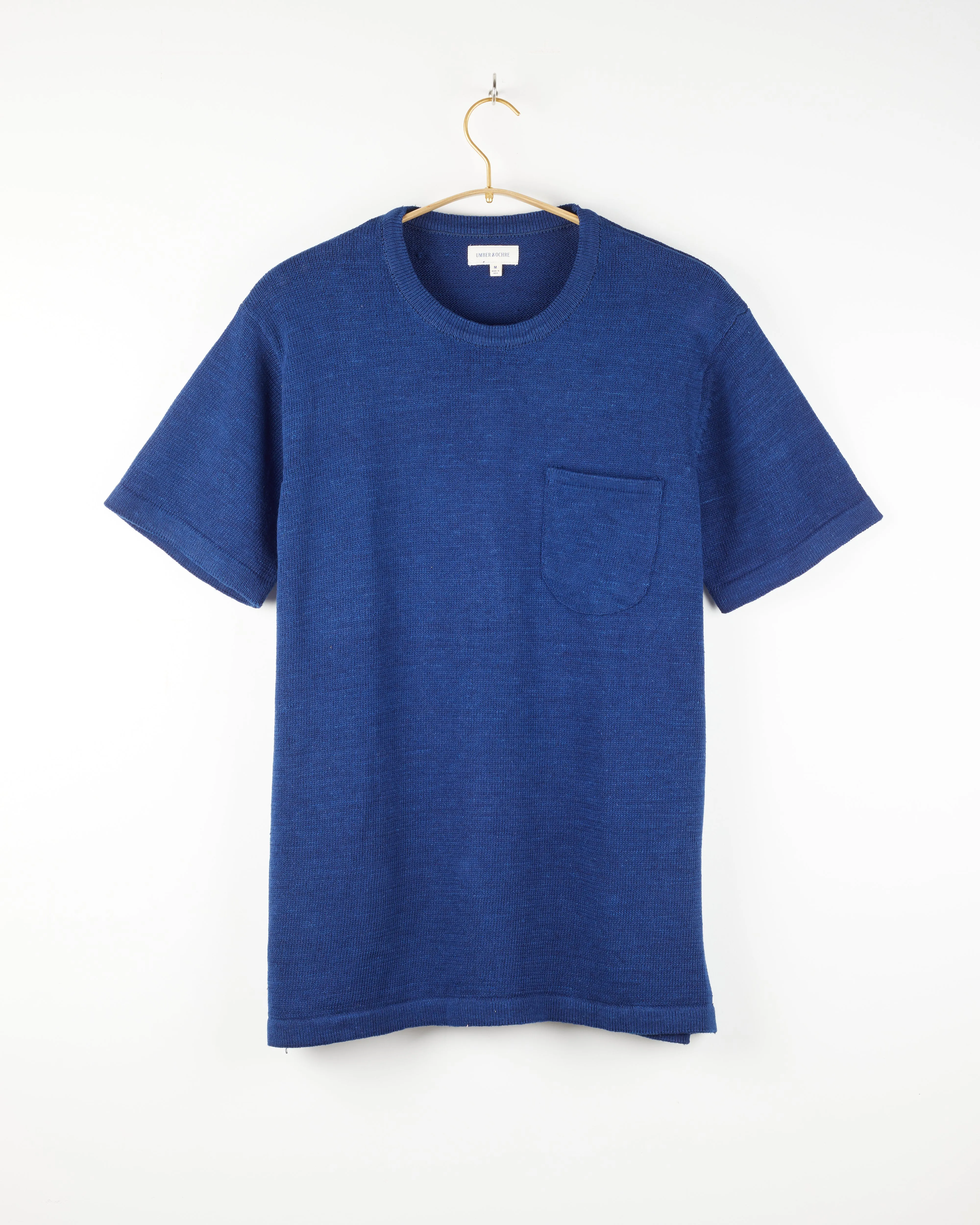 Yogi S/S Pocket Knit Tee Indigo sold by The Umber & Ochre