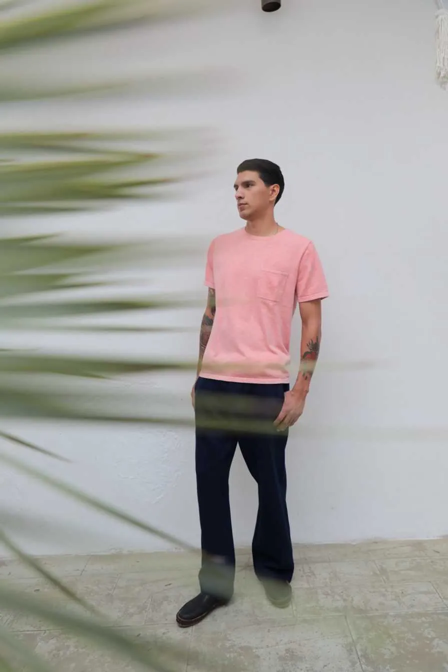 Yogi S/S Pocket Knit Tee Dusty Rose sold by The Umber & Ochre product image thumbnail 2
