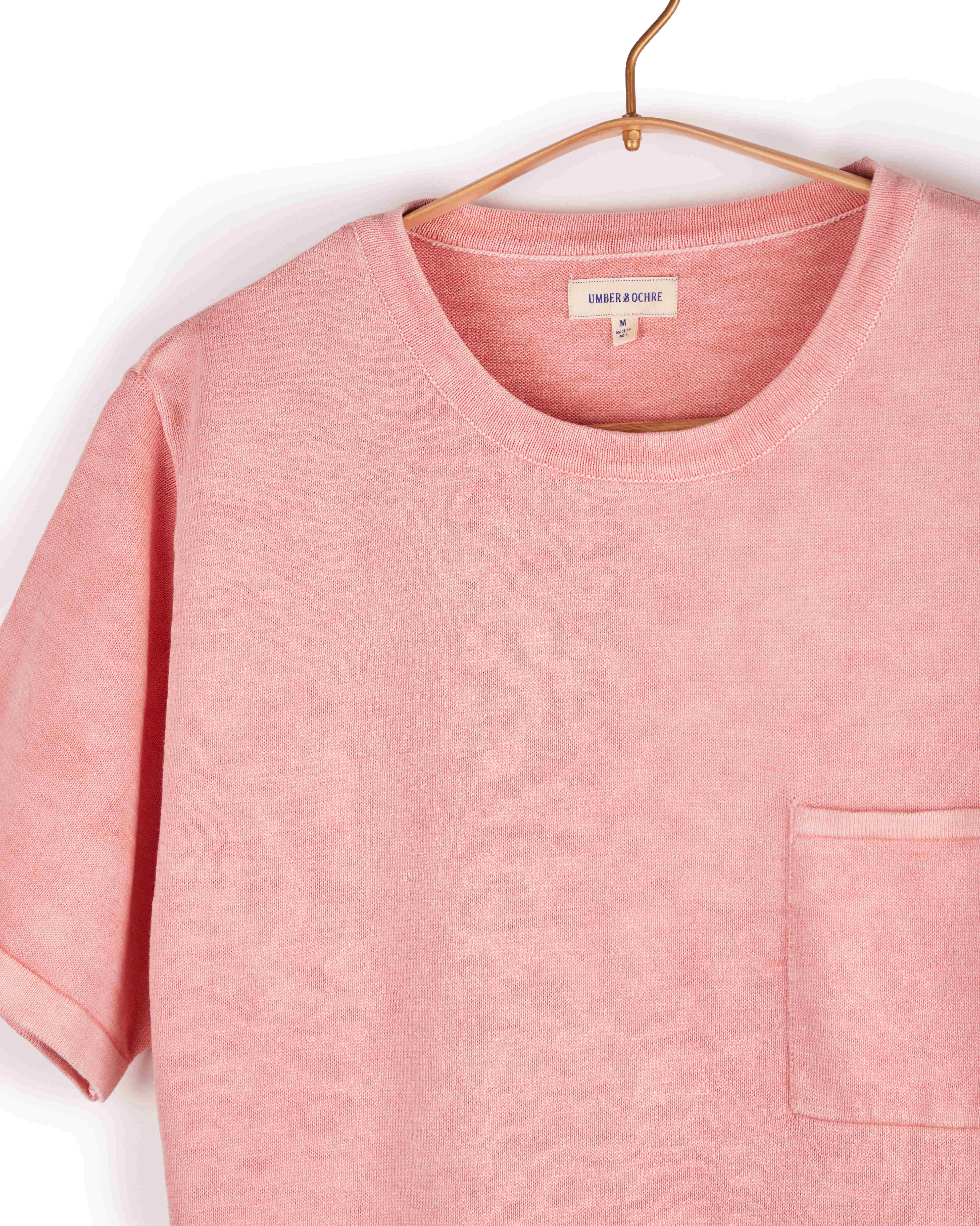 Yogi S/S Pocket Knit Tee Dusty Rose sold by The Umber & Ochre product image thumbnail 5